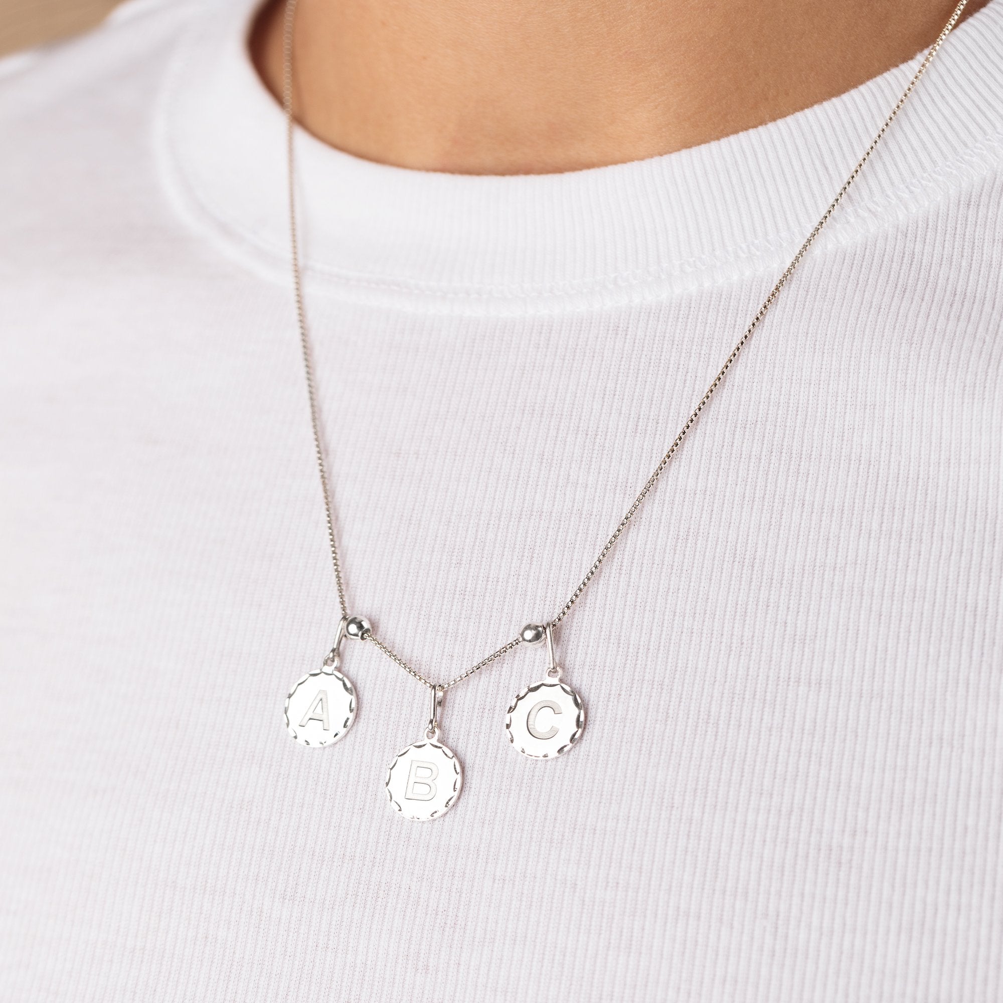 Initial Letter M Charm Pendant - Sterling Silver or Gold Plated Necklace for Women - Perfect Gift for Birthday, Anniversary & Everyday Elegance