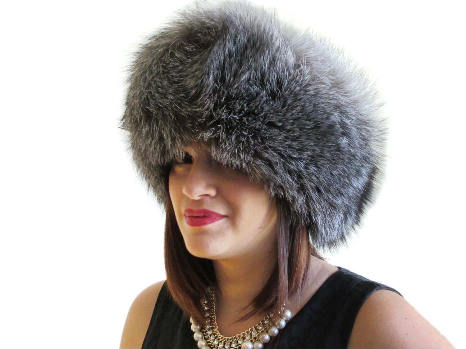 5-5.5 Inches Extra Wide Fox Headband & Oversize Neck Warmer Loop Scarf - Winter Accessories for Women & Girls - Perfect for Outdoor Activities, Snow Sports, and Cold Weather Fashion
