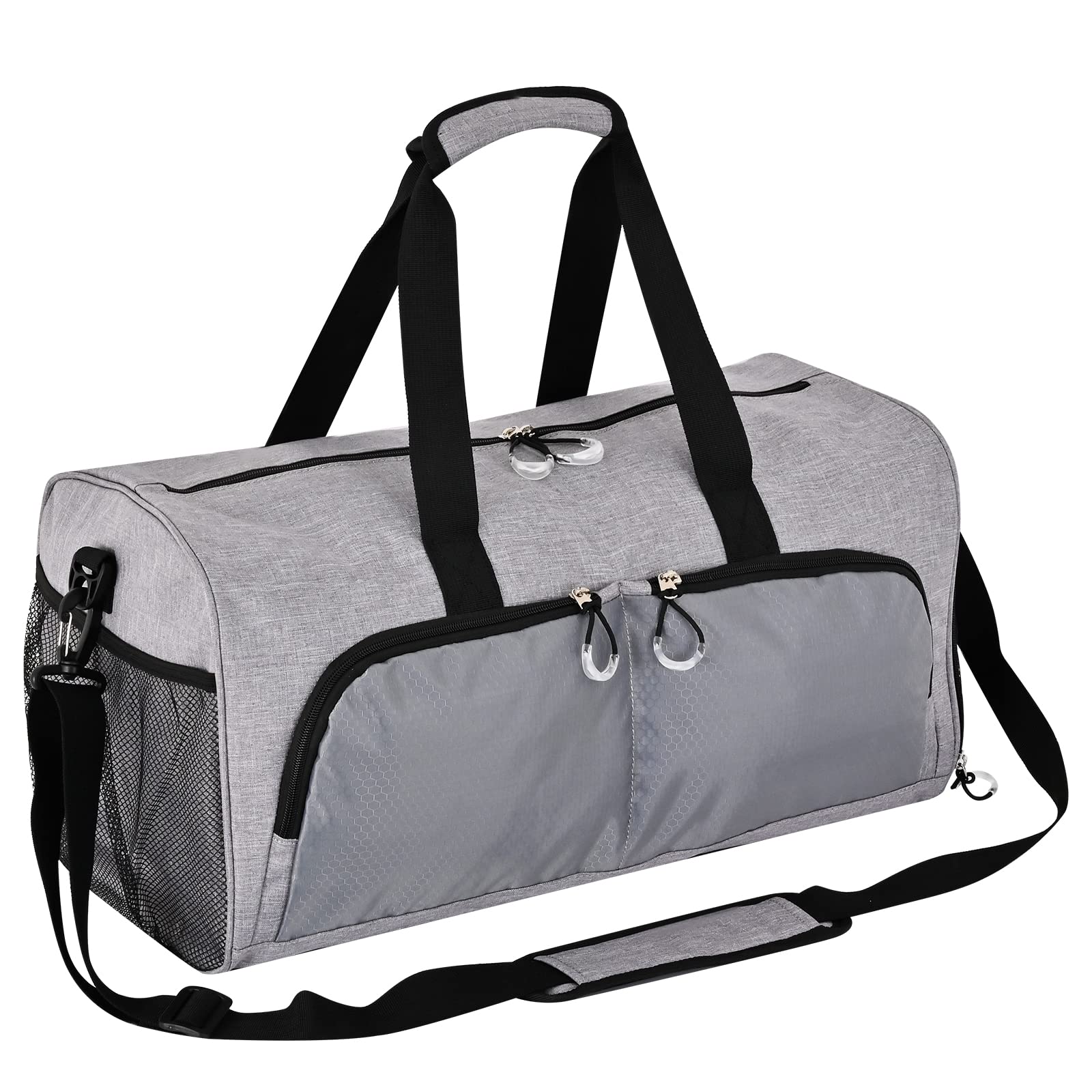 Kuston Sports Gym Bag with Separate Shoes Compartment & Wet Pocket - Large Duffle Bag for Men & Women - Perfect for Workout, Travel & Overnight Trips