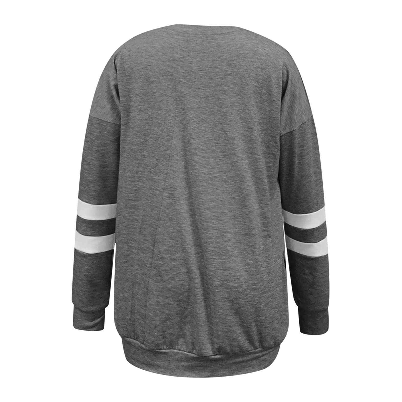 Women's Casual Loose Fit Pocket Tunic Top - Comfortable Long Sleeve Crewneck Pullover Sweatshirt | Perfect for Everyday Wear, Weekend Outings & Layering in Fall/Winter
