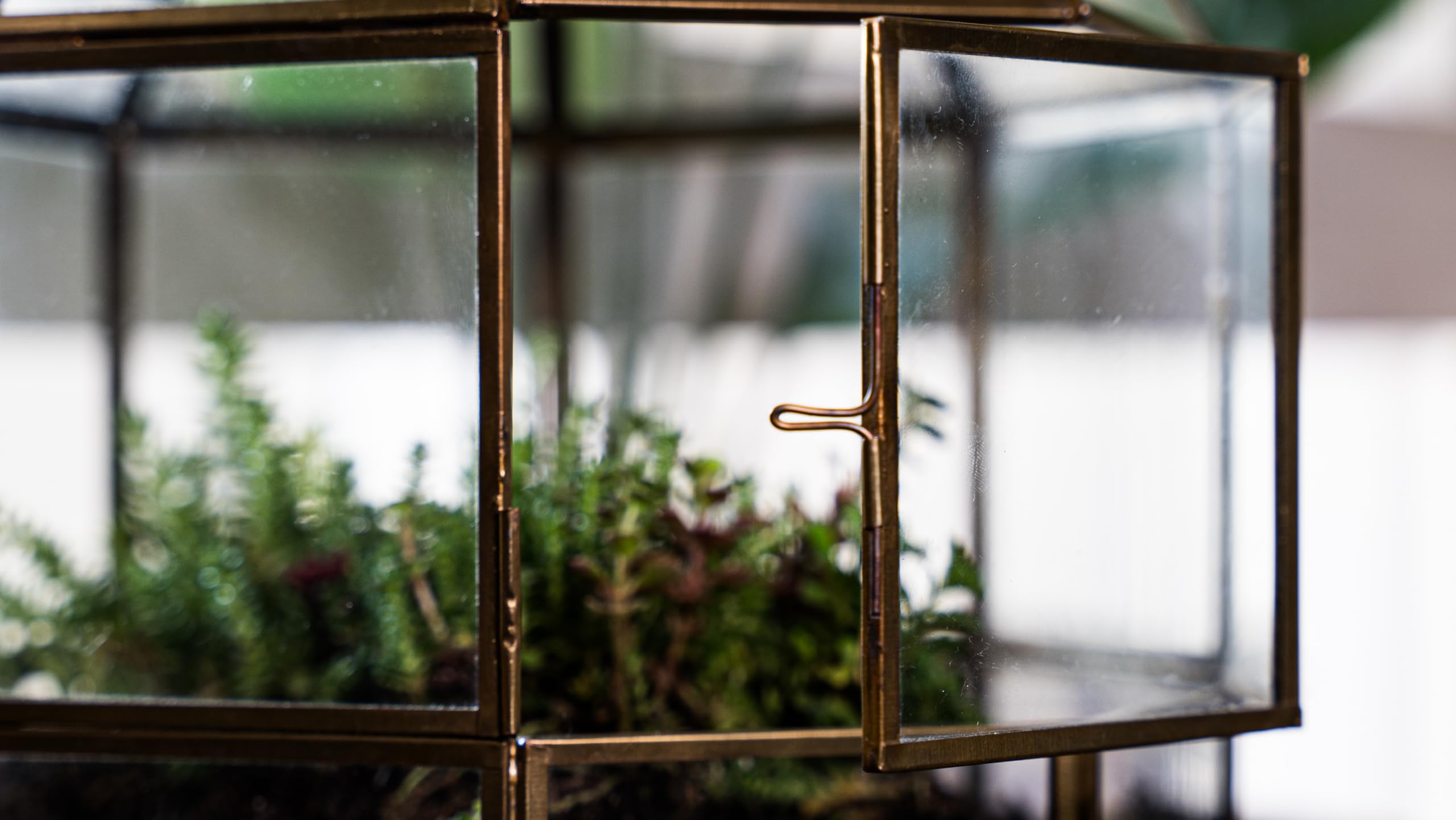 Handmade Large Glass Terrarium Birdcage - 10
