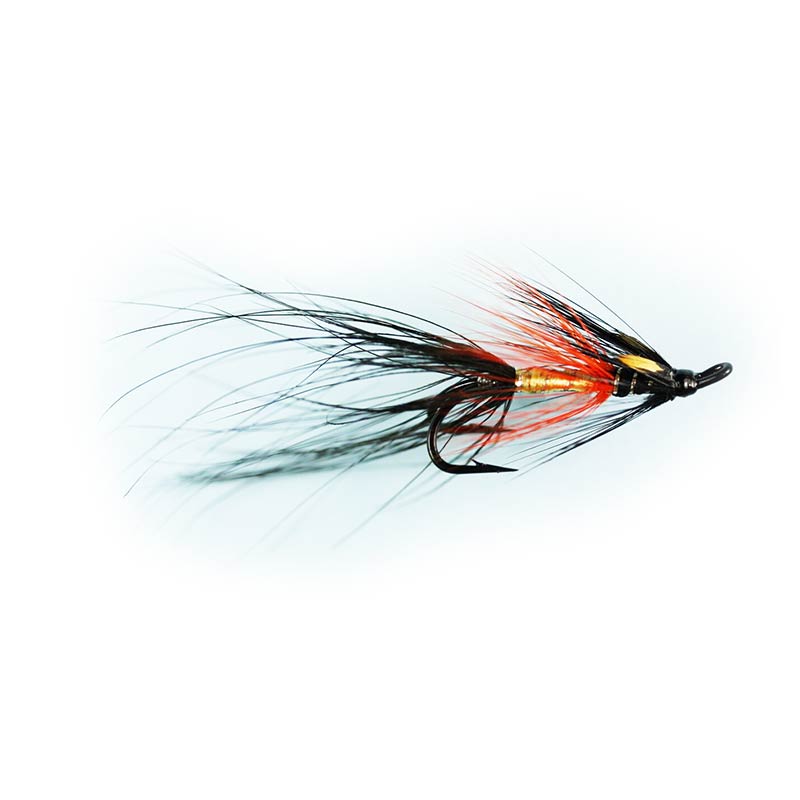 Premium Caledonia Black Shrimp Double Fly Fishing Lures - Perfect for Trout, Bass, and Freshwater Fishing Adventures
