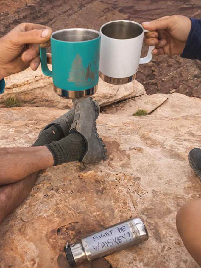 Klean Kanteen 12oz (355ml) Insulated Stainless Steel Travel Mug - Leak Proof Camping Coffee Tumbler for Hot & Cold Beverages - Perfect for Hiking, Camping, Office and Outdoor Adventures