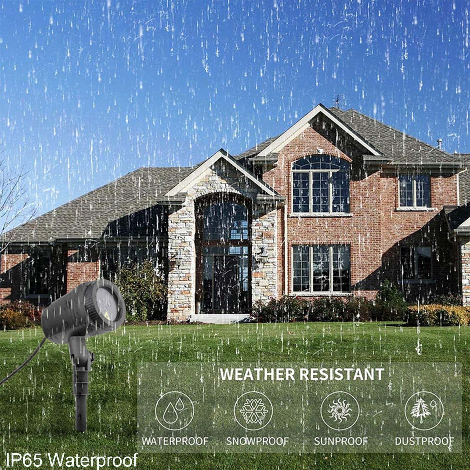 Outdoor Laser Christmas Lights - Waterproof RGB Projector with Moving Firefly Effect for Garden, Yard, and Holiday Decorations | Perfect for Christmas, Halloween, Parties & Outdoor Events
