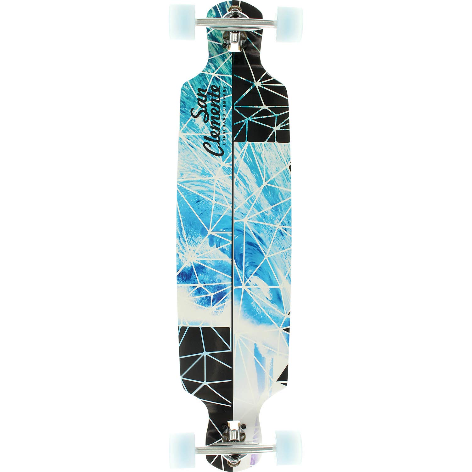 Broken Glass Double Drop Longboard Complete Skateboard - 9