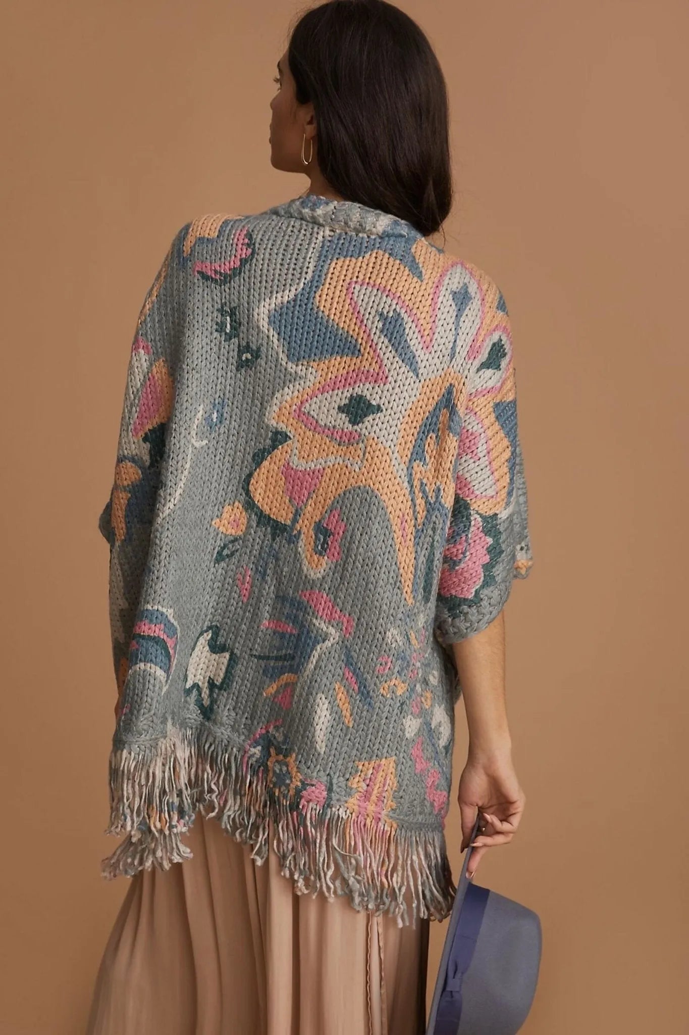 Stylish Knit Tassel Kimono Cardigan - Lightweight Boho Cover Up for Women - Perfect for Beach, Vacation & Summer Outfits