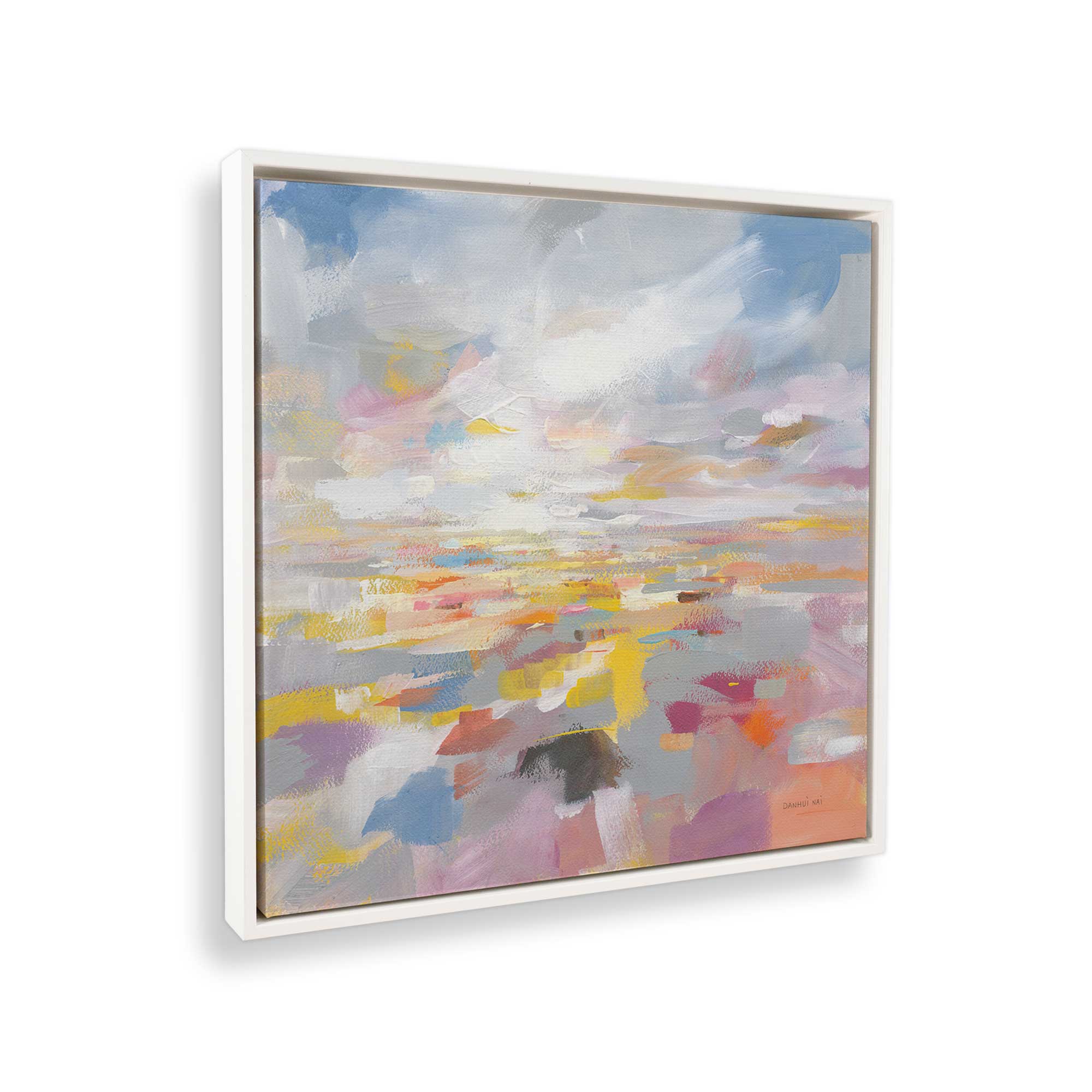 Dreamy Evening Abstract Canvas Wall Art - Modern Home Decor for Living Room, Bedroom & Office