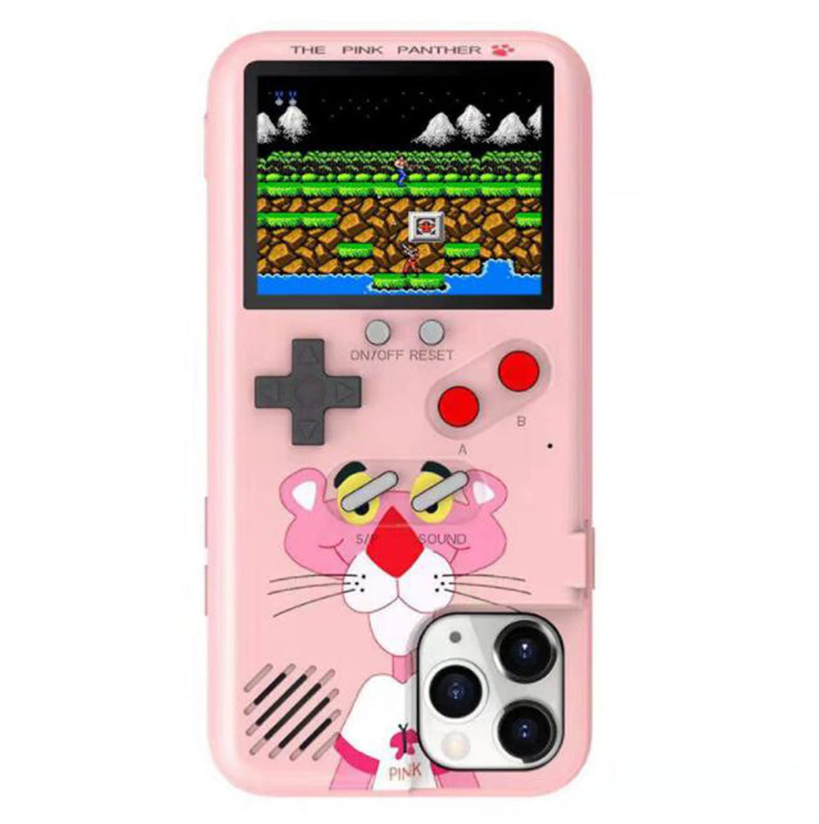 Retro Gameboy Case for iPhone 13/13 Pro/13 Pro Max - 3D Shockproof Playable Cover with 36 Classic Games, Handheld Color Screen Video Game Console - Perfect for Gaming Enthusiasts & Nostalgic Play