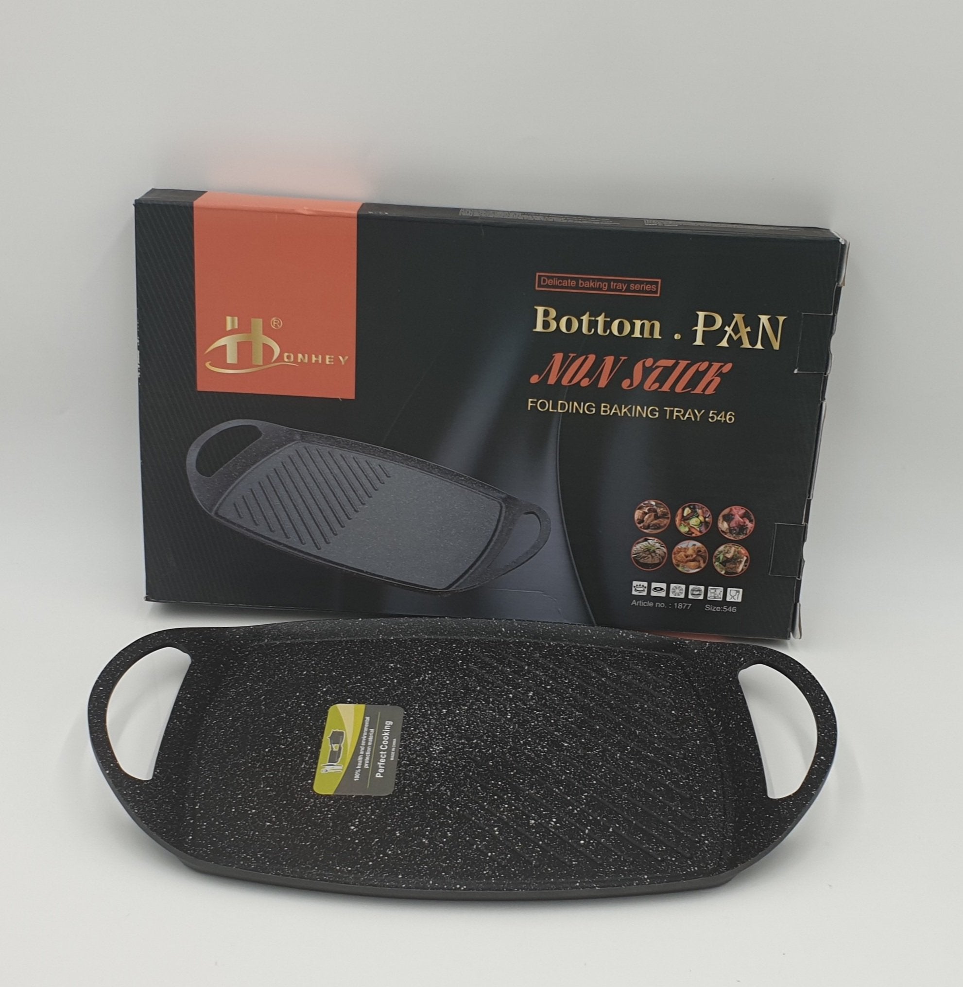 18.5 Inch Oval Griddle Pan - Non-Stick Cooking Surface, Heavy Duty Cast Iron - Perfect for Grilling, Searing & Baking - Ideal for Stovetop, Oven & Outdoor Use - 12 Pieces per Case