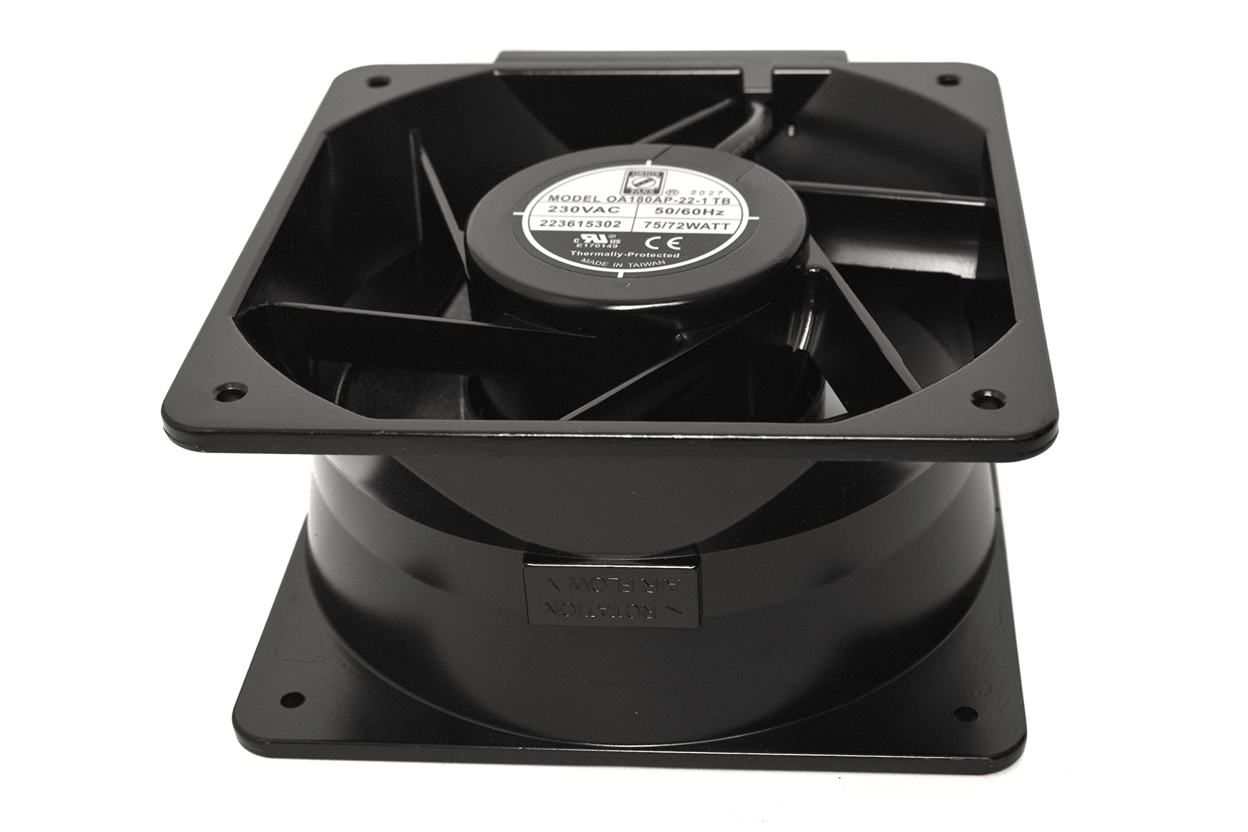 Replacement Evaporator Fan for Thermal Edge Enclosure Air Conditioner - Compatible with Models NE060236, NE060486, NE080236, NE080486 | Cooling System Part for Outdoor Electrical Cabinets & Industrial Equipment