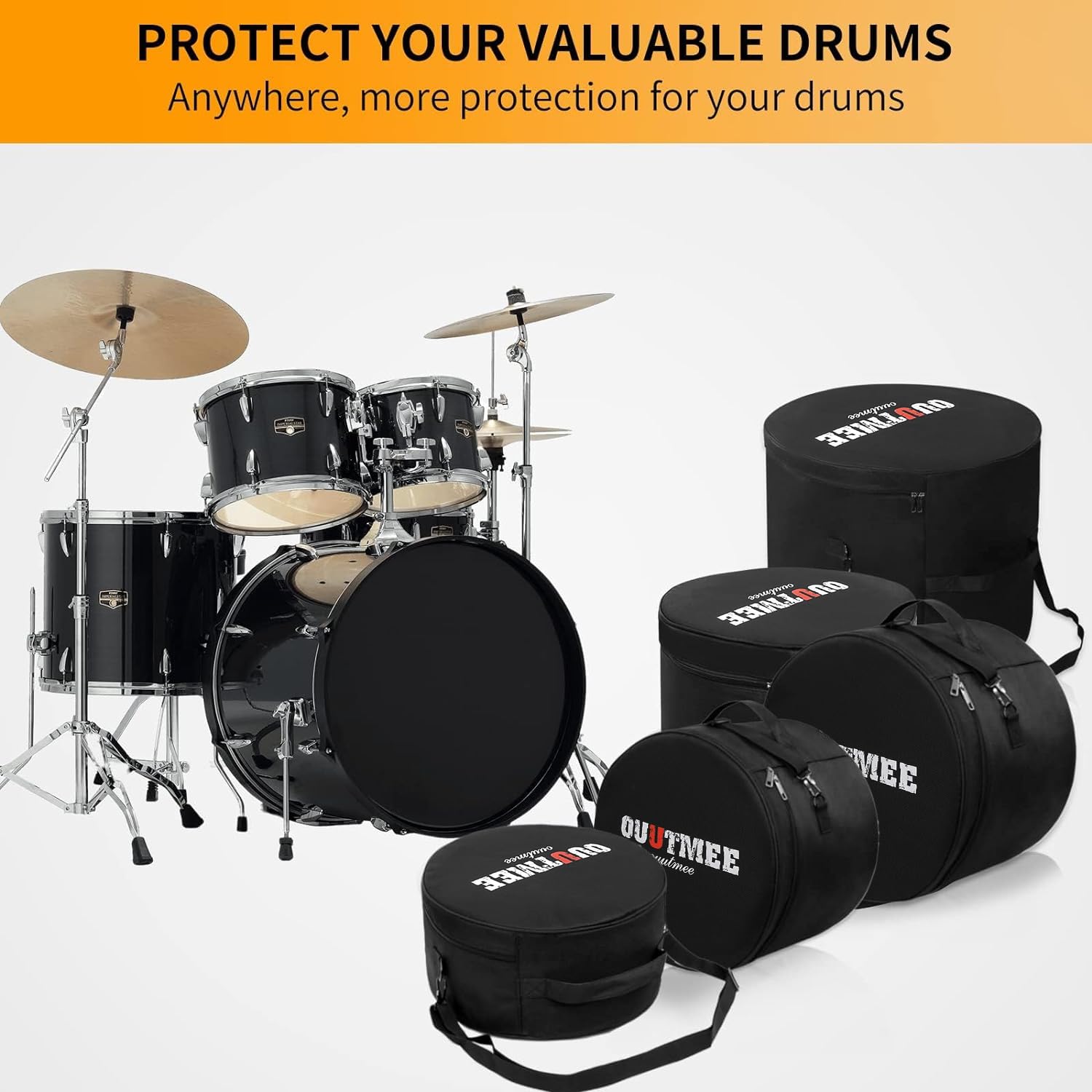 5-Piece Drum Bag Set for 12