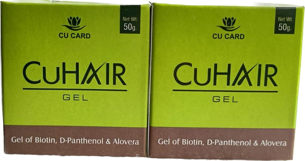 CUHAIR Styling Gel for Men & Women - Pack of 2 | Strong Hold, No Flake Hair Gel for All Hair Types | Perfect for Daily Styling, Special Occasions & Professional Looks