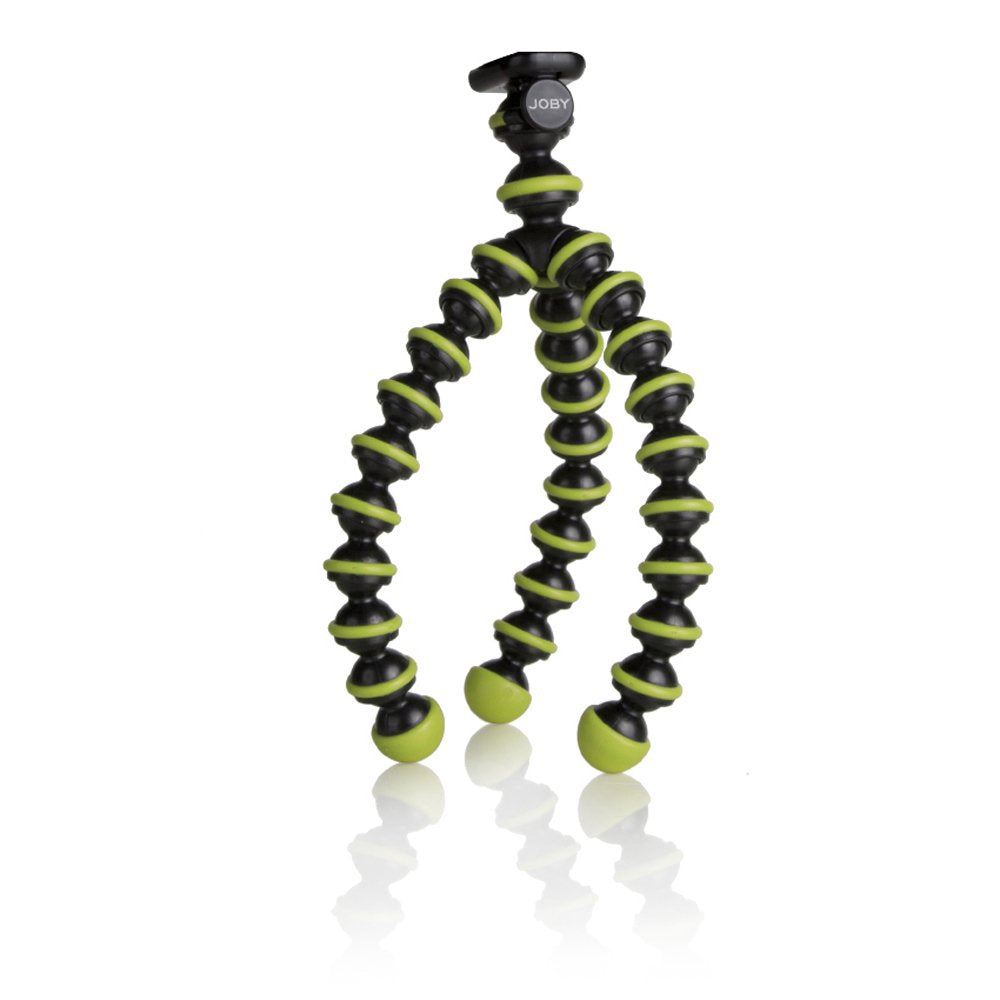 JOBY Gorillapod Original Flexible Mini Tripod Stand (Black/Lime Green) - Compact Camera & Smartphone Tripod for Travel, Vlogging & Photography