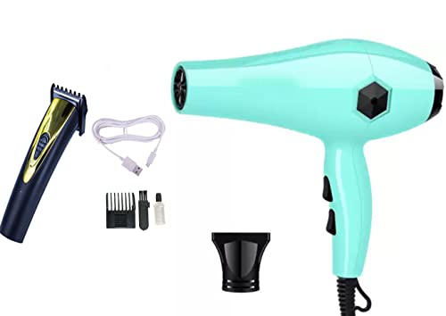 Professional Hair Dryer & Trimmer for Men - Perfect Birthday Gift for Husband - Ideal for Home Grooming, Travel & Styling