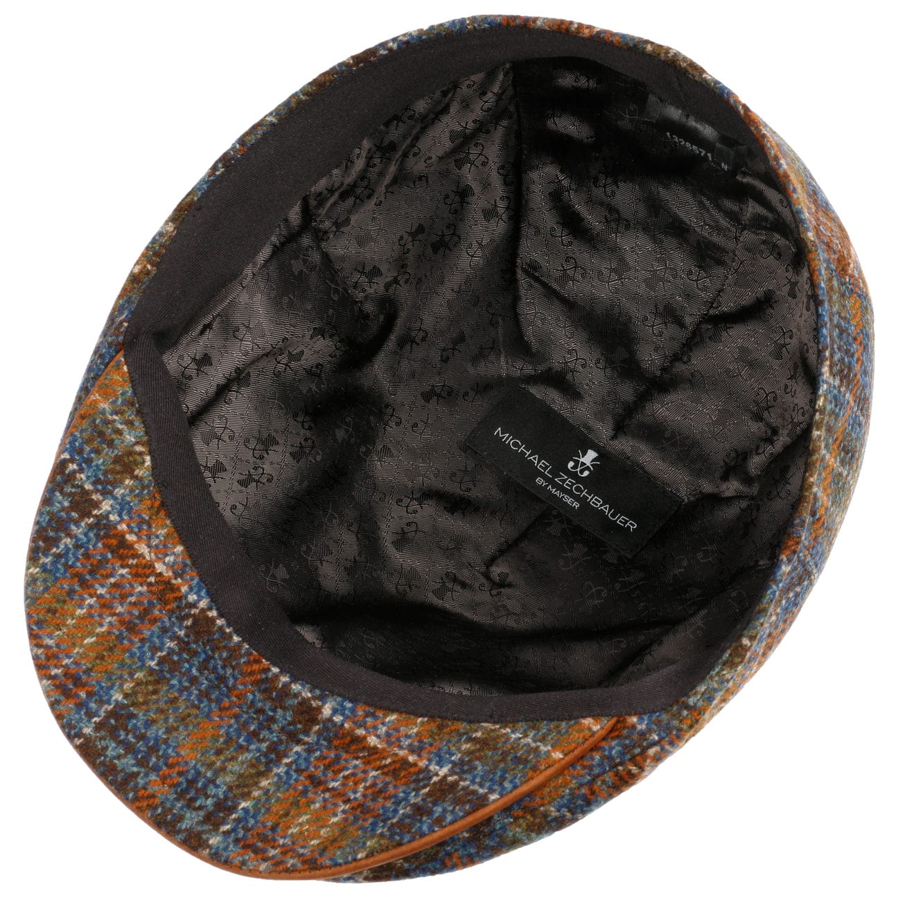 Mayser Marzio Check Zechbauer Flat Cap - Stylish Wool Men's Hat for Casual & Formal Wear | Perfect for Autumn, Winter & Outdoor Activities