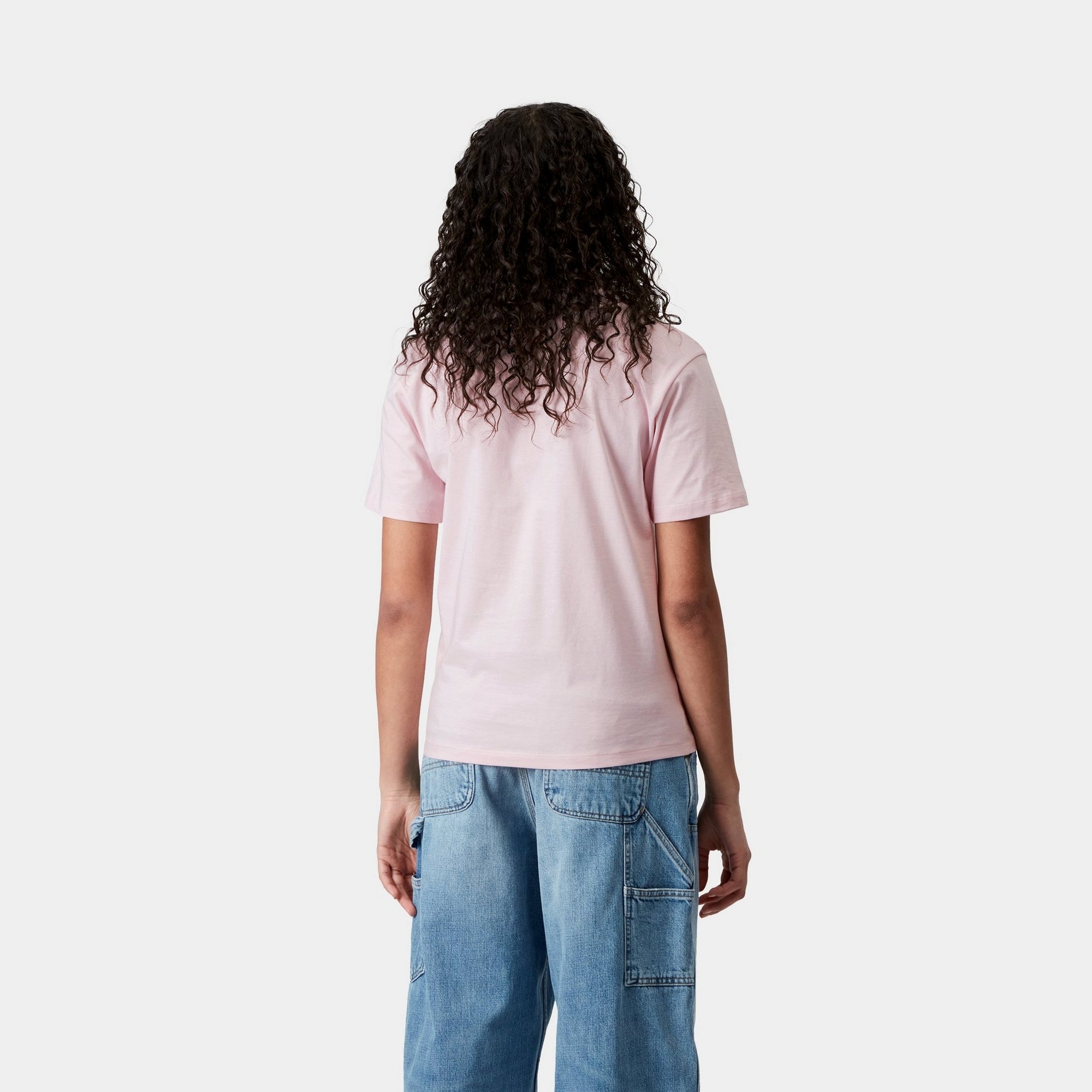 Women's Air Pink Pocket T-Shirt - Soft & Comfortable Casual Tee for Everyday Wear | Perfect for Work, Outings & Relaxing