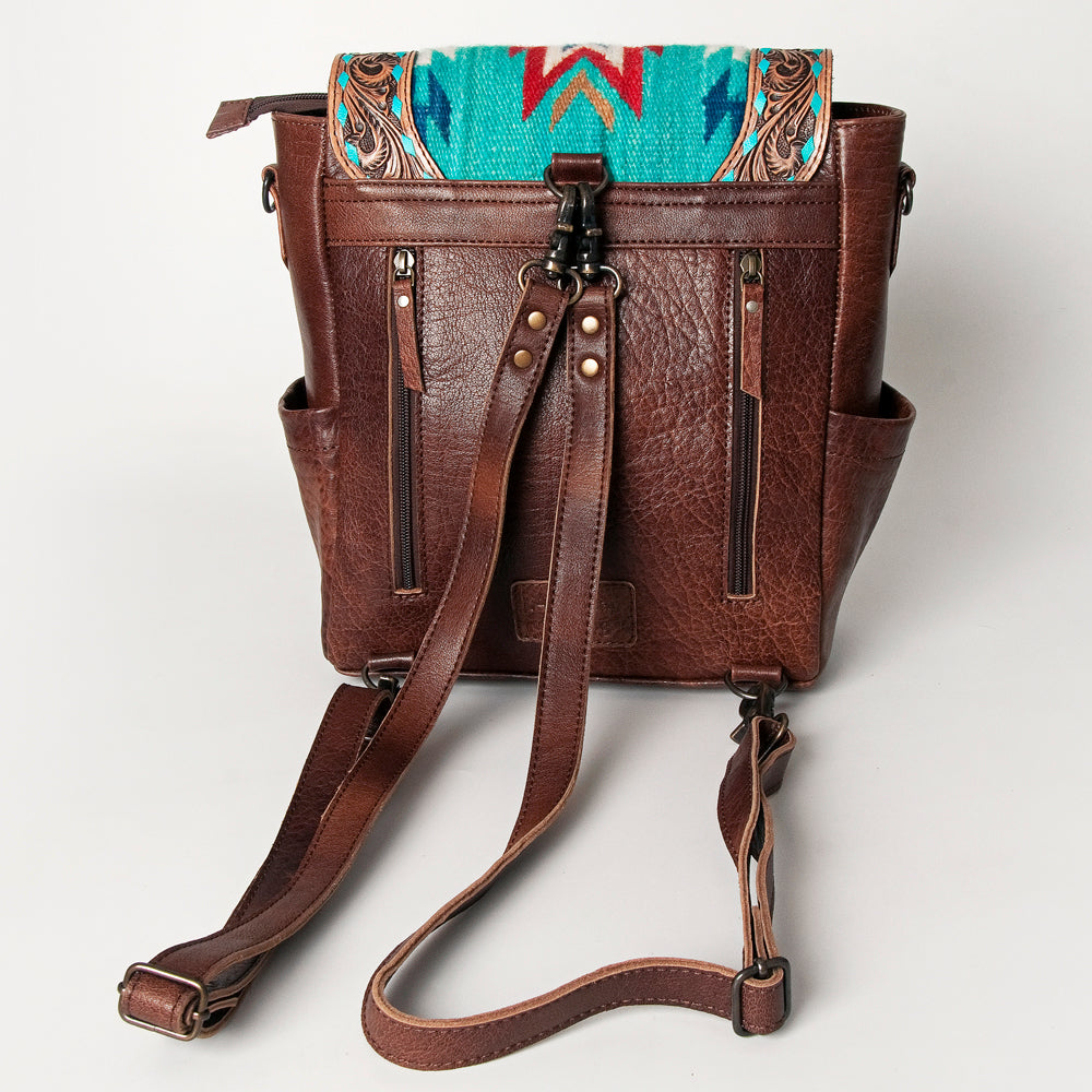 Genuine Leather Western Handbag for Women - American Darling Saddle Blanket Hair On Purse | Stylish Cowgirl Crossbody Bag for Rodeo, Country Music Festivals & Western Fashion
