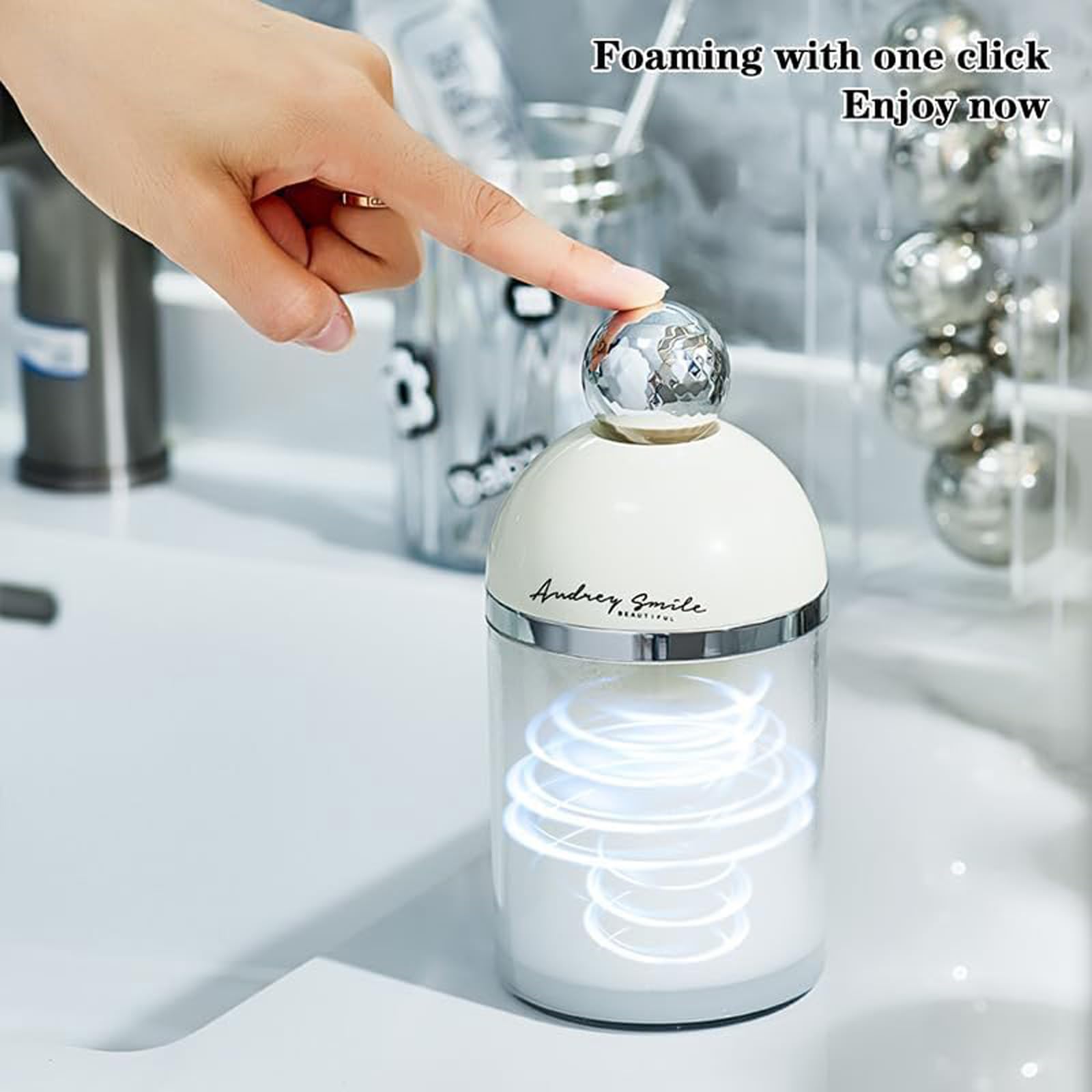 2024 New Rechargeable Electric Foam Maker for Face Wash & Shampoo - 3PCS Portable Soap Dispenser & Cleanser Bubbler - Skincare Tools for Home, Travel & Daily Beauty Routine - Perfect for Sensitive Skin & Gentle Cleansing