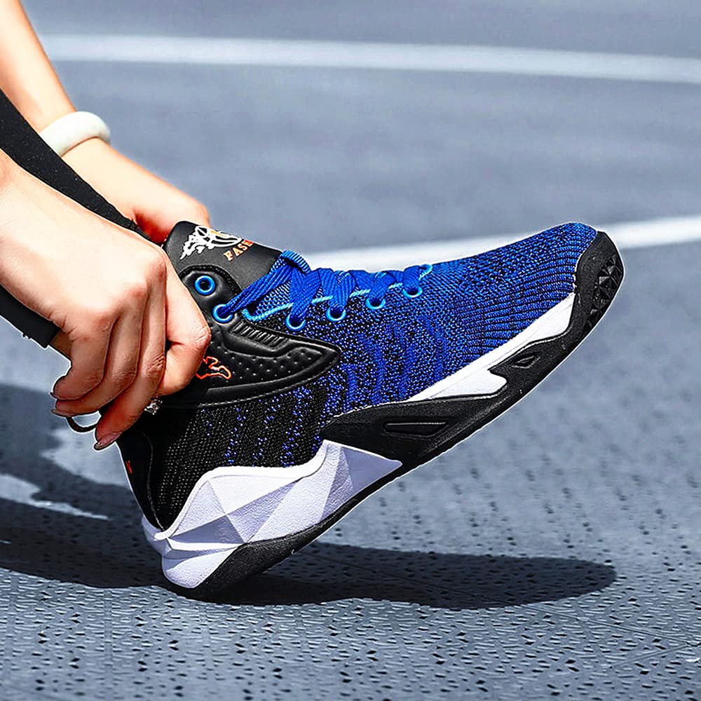 Breathable Men's Basketball Sneakers with Soft Net Bottom - Lightweight Summer Sports Shoes for Running, Training & Casual Wear