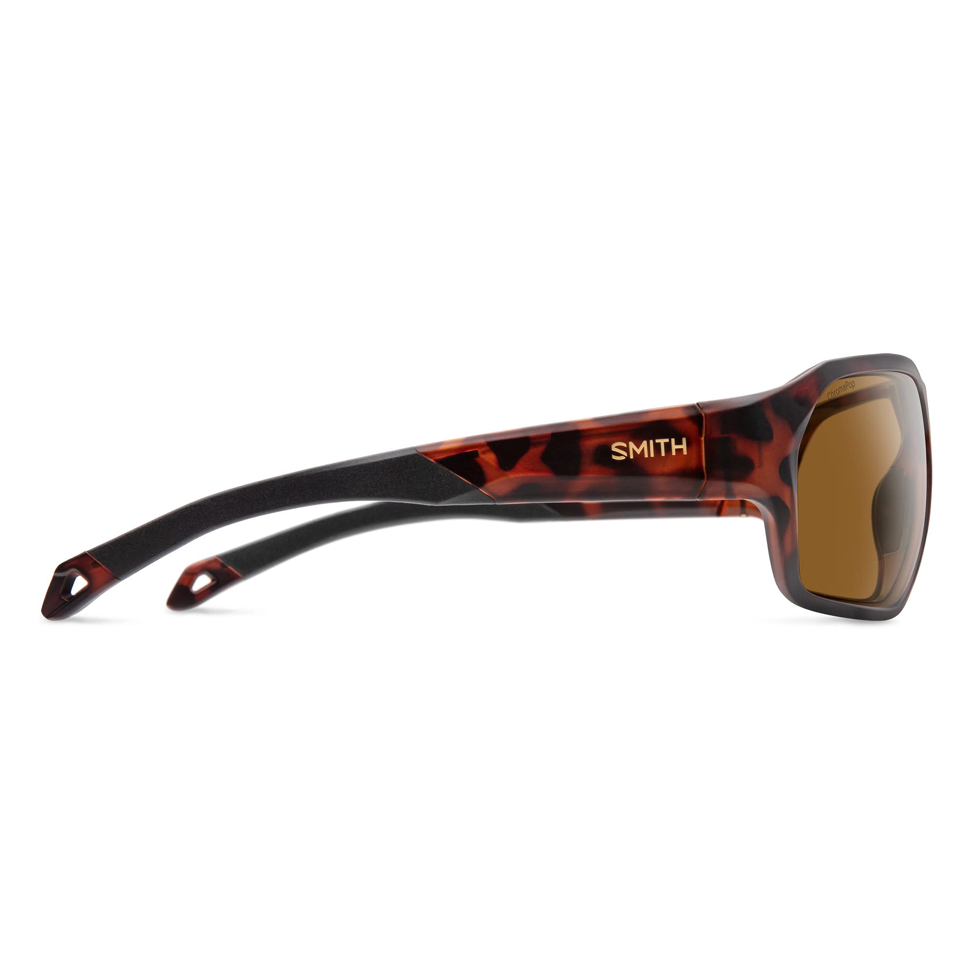 Smith Deckboss Sport & Performance Sunglasses - Polarized Chromapop Brown Lenses, Matte Tortoise Frame for Running, Cycling & Outdoor Activities