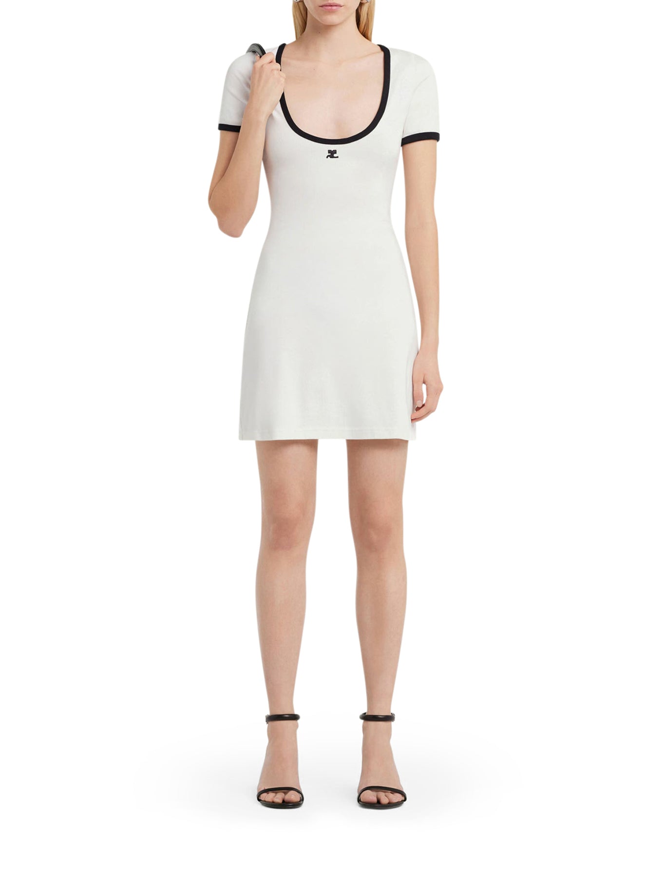 Stylish Holistic Contrast Mini Dress for Women - Trendy & Elegant Party Wear for Night Out, Date Night, and Special Occasions