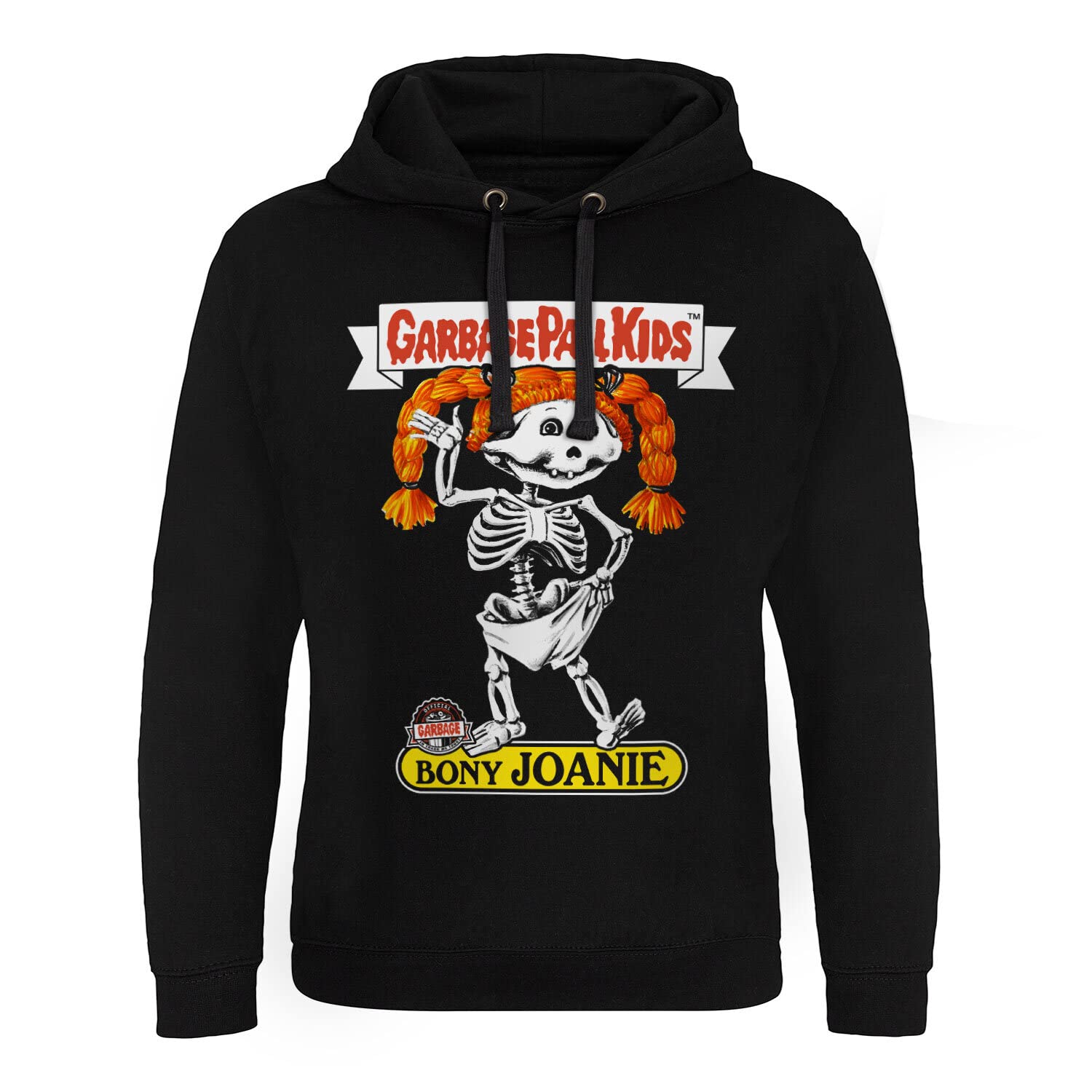 Official Garbage Pail Kids Bony Joanie Epic Hoodie - Vintage Cartoon Collectible Sweatshirt for Men & Women | Perfect for Cosplay, Comic Con & 80s Nostalgia Fans