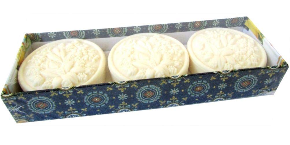Saponificio Limone Lemon Bath Soap Bar - 3 Pack (4.4 oz Each) | Natural Moisturizing & Refreshing for Dry Skin | Perfect for Shower, Spa & Gift Giving