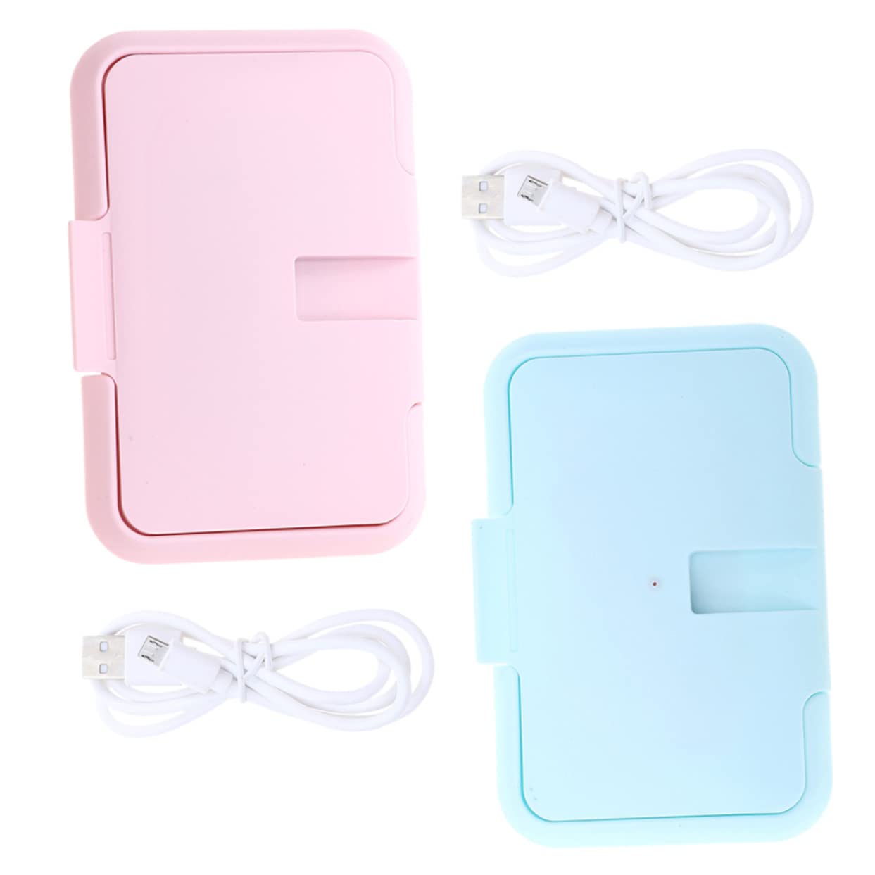 iBasenice 8-Pack Portable Baby Wipe Warmer - Travel-Friendly Diaper Wipe Heater with Thermostat Control for Home & Nursery Use | Perfect for Night Changes, On-the-Go Parenting & Gentle Skin Care