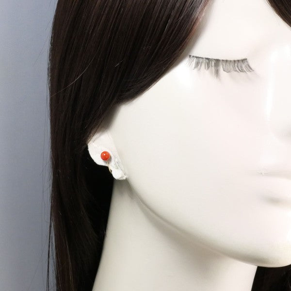 18K Yellow Gold Coral Earrings - Handmade Dangle Jewelry for Women, Gift for Her | Perfect for Weddings, Parties & Special Occasions