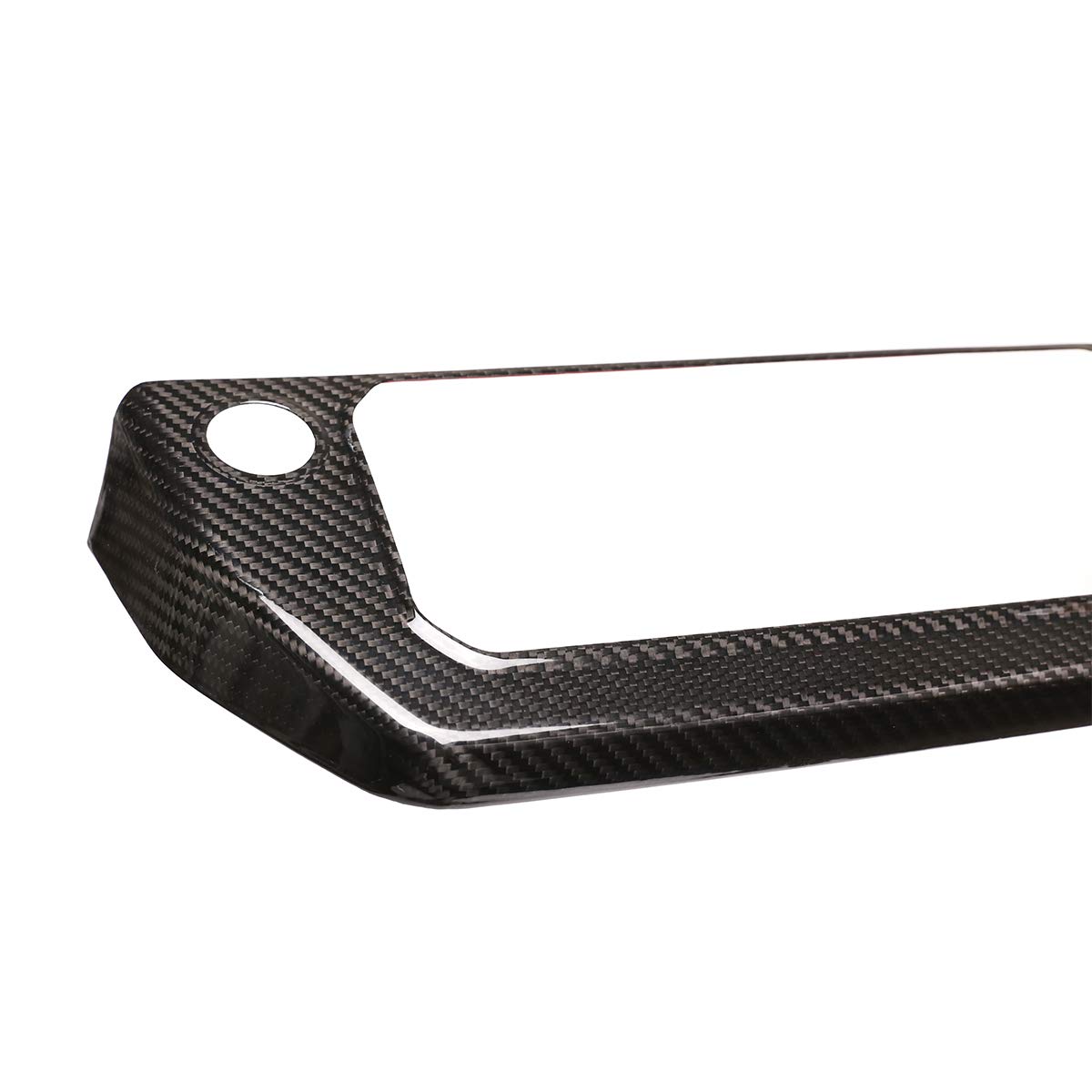 Genuine Carbon Fiber Center Console Trim Cover for Land Rover Defender 110 (2020-2023) | Premium Car Interior Accessories | Style A | Enhance Your SUV's Luxury Interior for Off-Road Adventures & Daily Commute