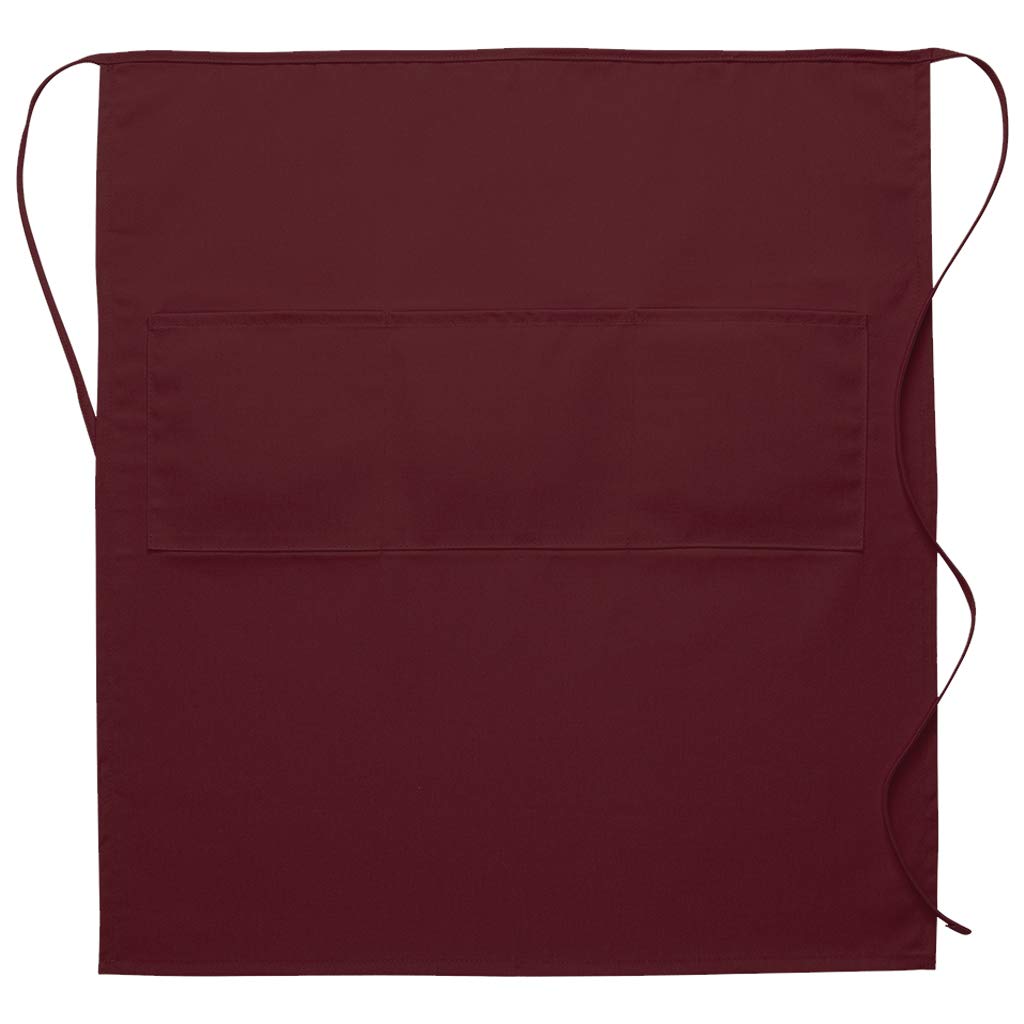 DayStar Apparel Style #123 Three-Pocket Full Bistro Apron - Premium Cotton Chef Apron for Cooking, Baking & Grilling - Perfect for Restaurants, Cafes & Home Kitchens