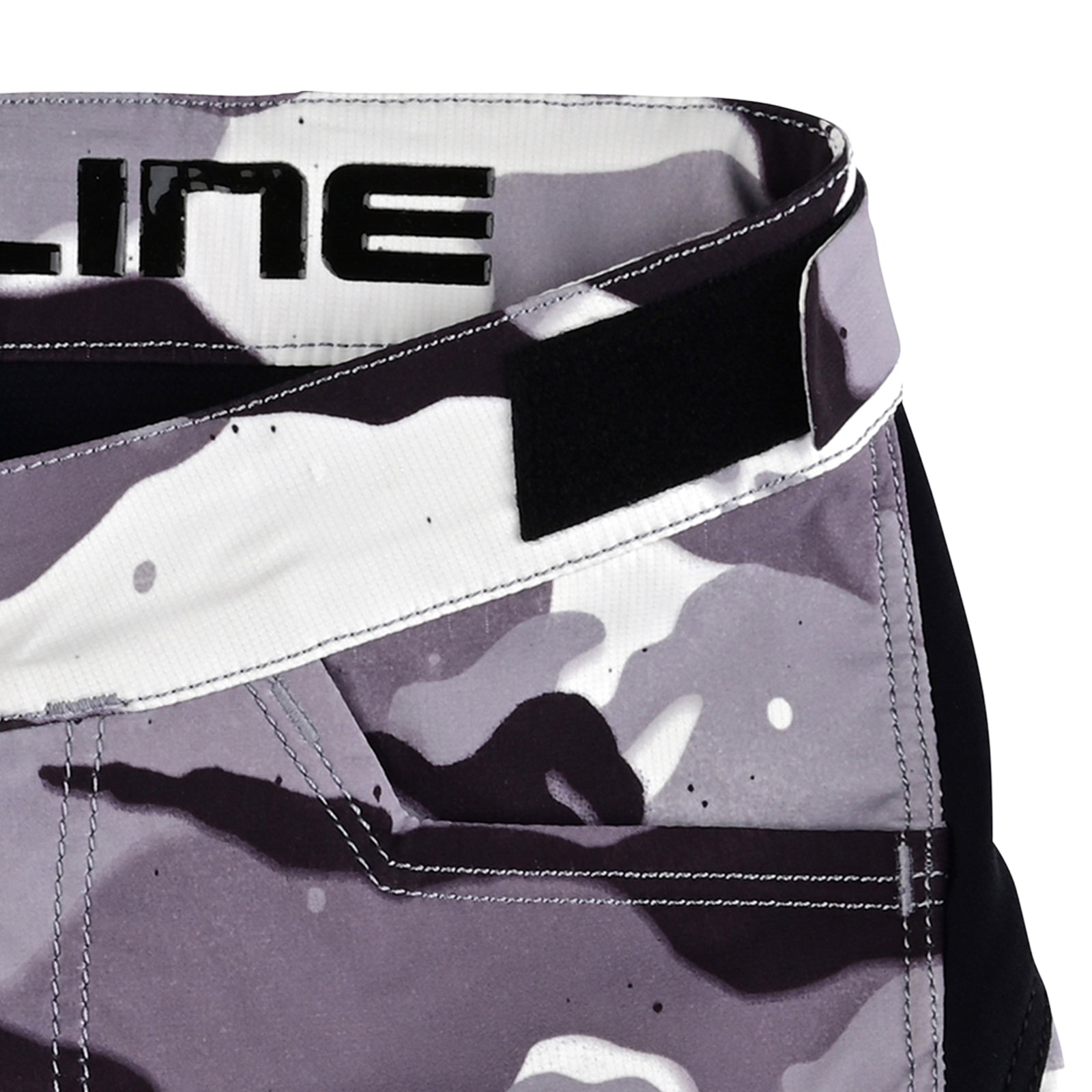 Youth Flowline Swim Shorts No Liner - Camo White Print Quick-Dry Board Shorts for Men | Perfect for Beach, Pool & Summer Water Sports