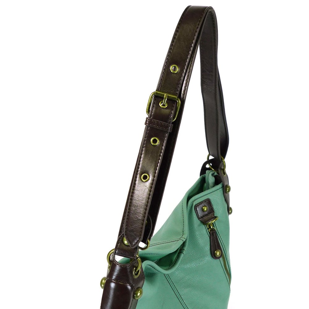 Stylish Chala Handbags for Women - Soft Large Shoulder & Crossbody Purse with Keychain - Teal Green Casual Handbag | Perfect for Work, Travel & Everyday Use