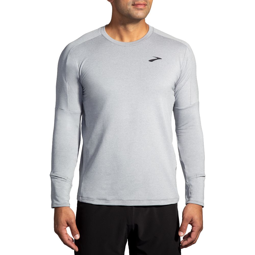 Brooks Notch 2.0 Thermal Long Sleeve Shirt for Men - Warm Winter Base Layer for Running, Hiking & Outdoor Activities