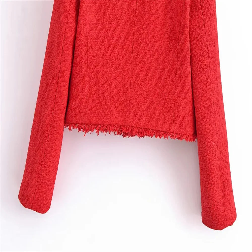 Stylish Women's Autumn Jacket - European & American Fashion Coarse Coat for Fall | Perfect for Outdoor Activities, Travel & Casual Wear