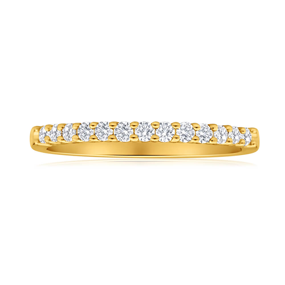3/4 Carat Flawless Cut 18K Yellow Gold Diamond Engagement Ring for Women - Perfect for Proposals, Anniversaries & Special Occasions