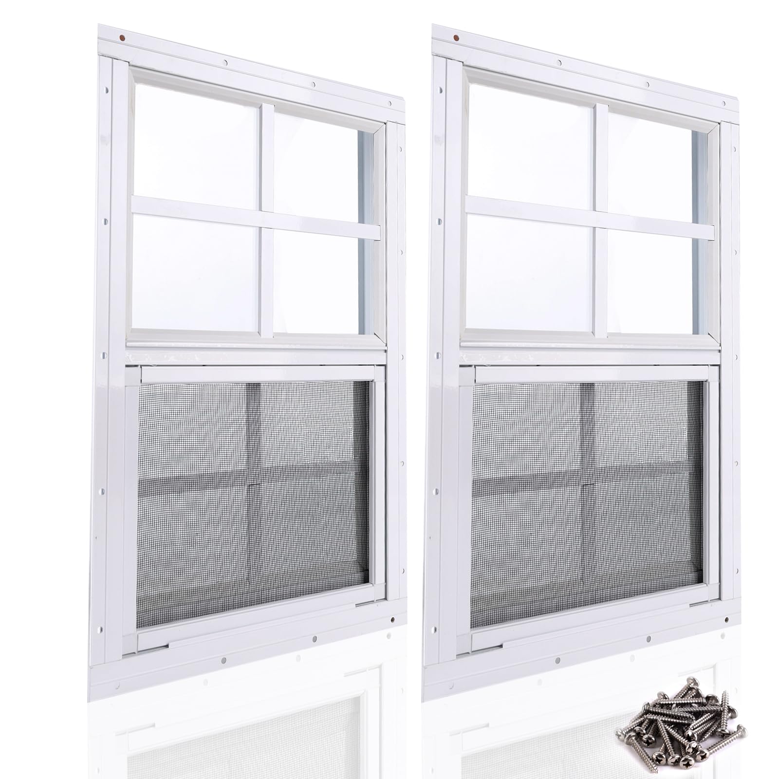 Aluminum Frame Shed Windows with Tempered Glass - 14