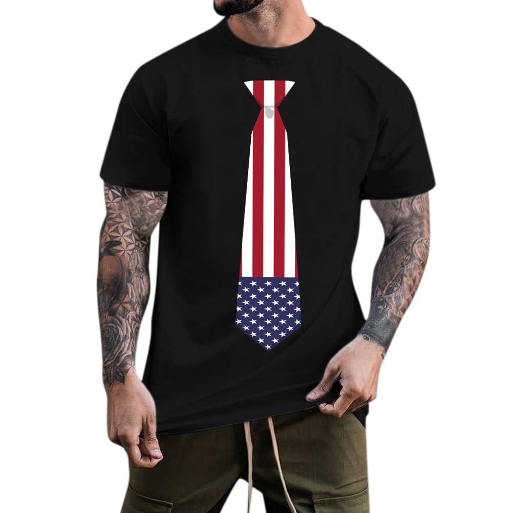 Men's Graphic Print Tank Tops - Street Style Digital T-Shirts, Short Sleeve Round Neck Slim Fit Tee for Summer | Gym, Beach, Casual Outfits