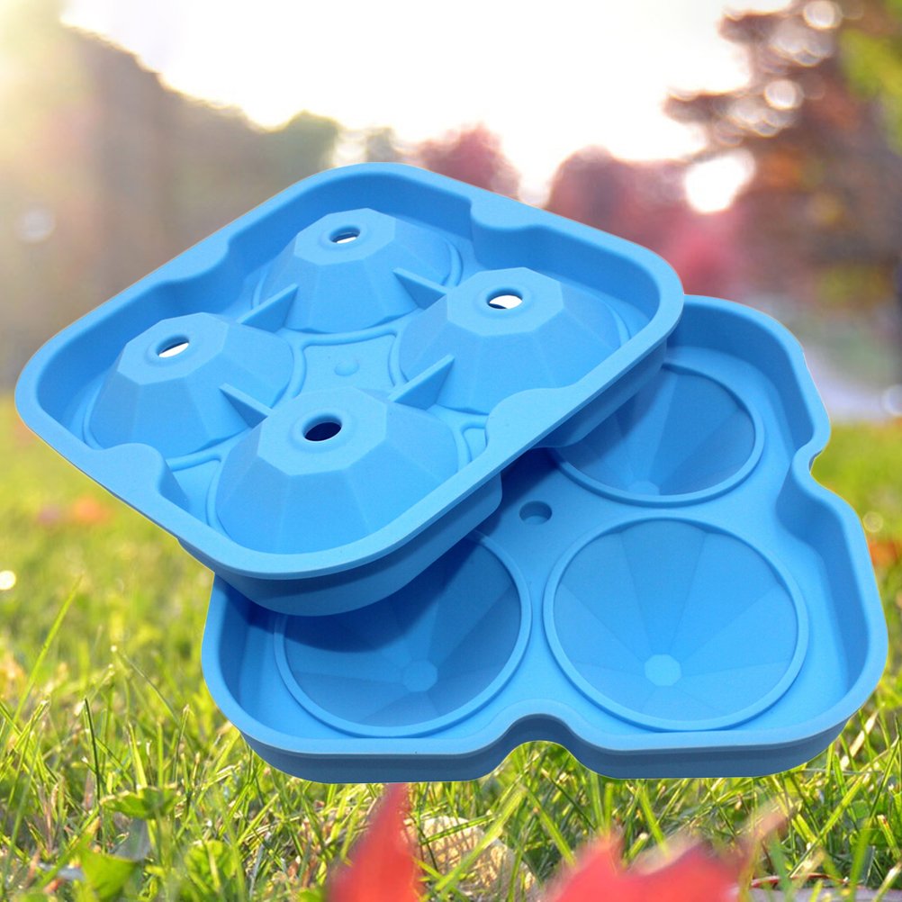 4-Piece Silicone Cake Mold Set for Soap, Ice Cubes, Candy & Baking - Reusable, Non-Stick, BPA-Free - Perfect for DIY Crafts, Desserts, Party Treats & Home Decor