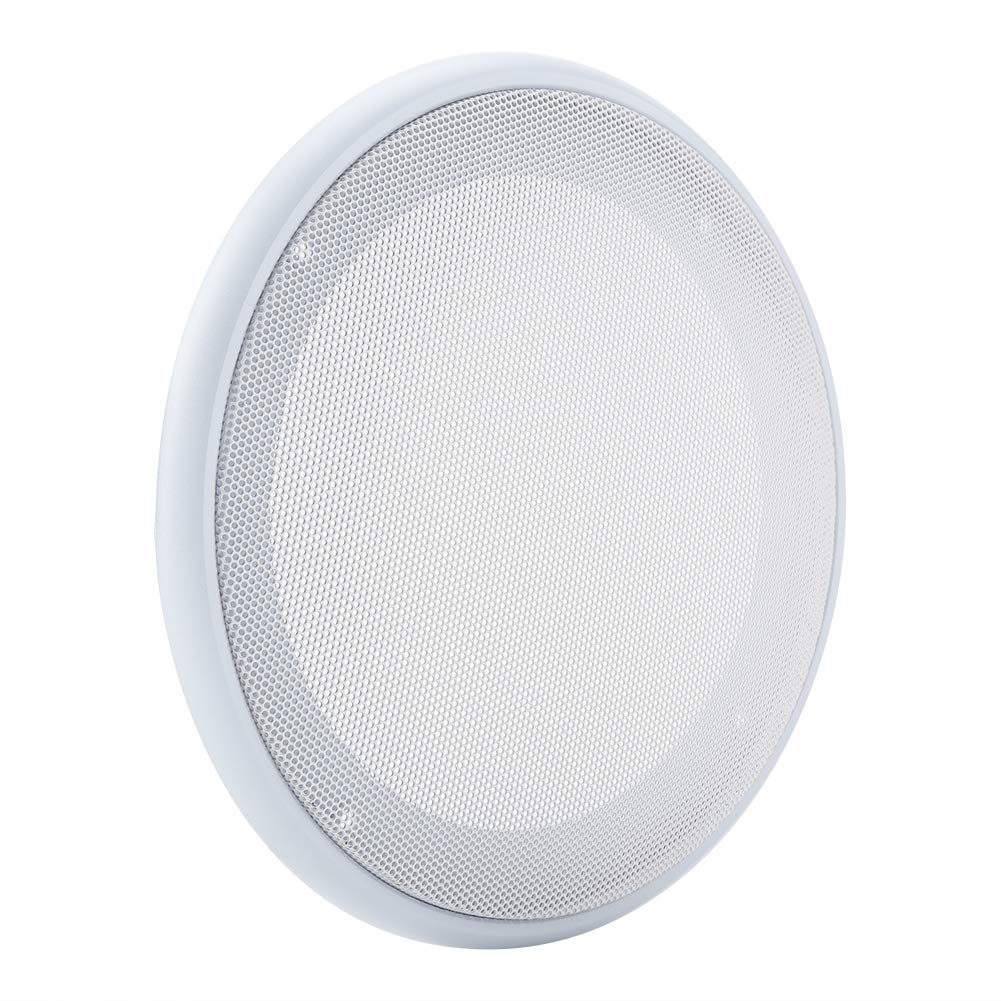 6.5 Inch Universal White Stereo Car Audio Speaker Grilles (2 Pack) - Anti-Collision & Dustproof Mesh Covers for Home Speakers, Ceiling & Car Audio Systems | Perfect for DIY Installations & Speaker Protection