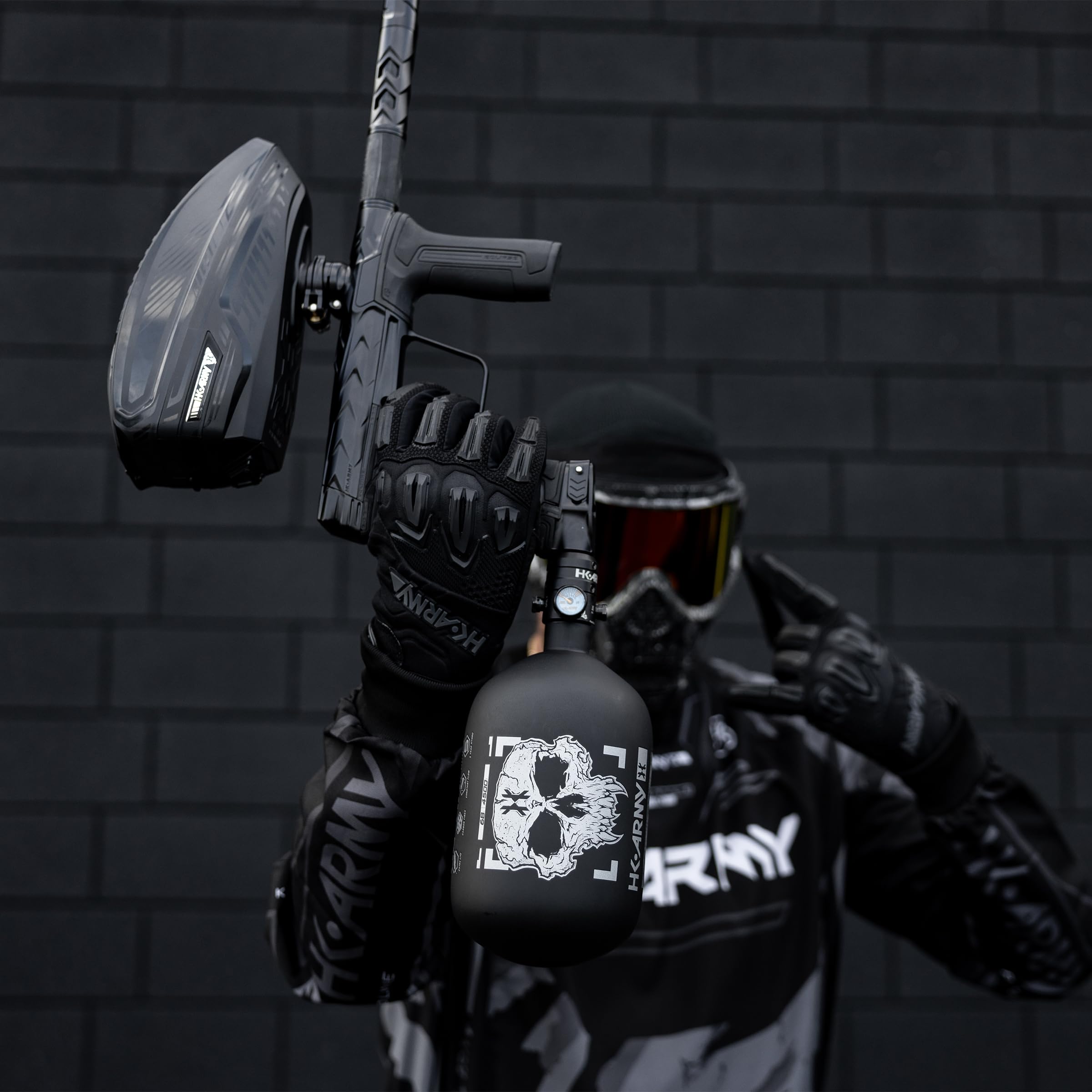 HK Army HPA Paintball Tank - Lightweight Pro Alpha Air Carbon Fiber Compressed Air Tank PRO Reg 4500psi - Perfect for Tournament Play and Outdoor Paintball Games