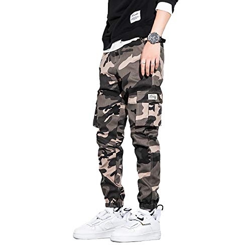 **Men's Military BDU Camo Pants - Tactical Cargo Pants for Outdoor Hunting, Hiking & Airsoft - Loose Fit Casual Work Pants for Men**