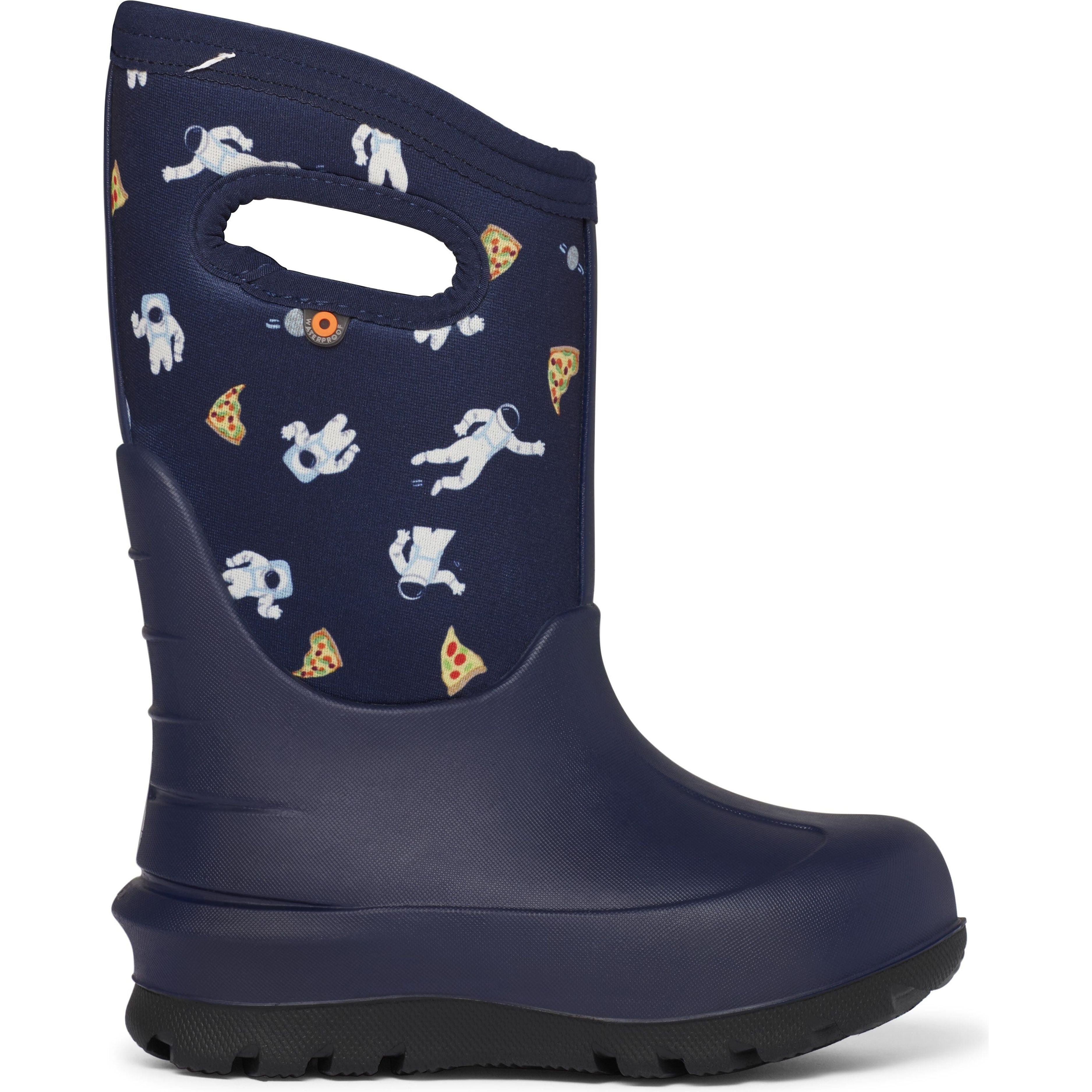 BOGS Neo Classic Space Pizza Kids' Waterproof Winter Boots - Final Sale! Perfect for Snow, Rain & Outdoor Adventures