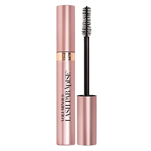 L'Oréal Paris Voluminous Lash Paradise Washable Mascara - Blackest Black 0.28 fl oz | Lengthening & Volumizing Mascara for Dramatic Lashes | Perfect for Day to Night Makeup Looks