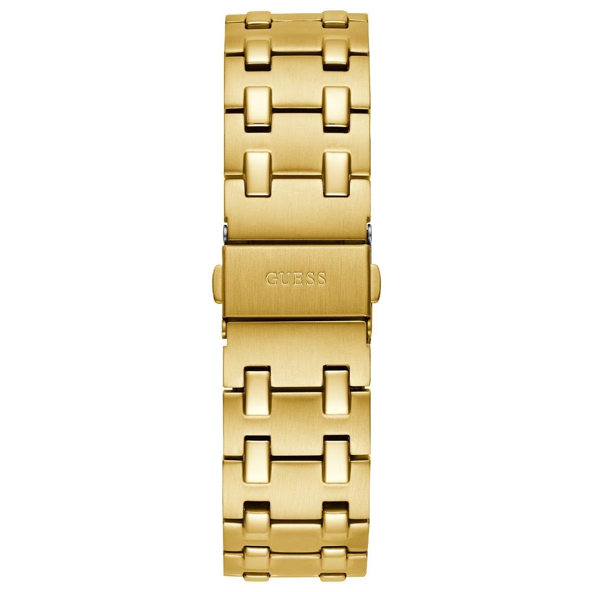 GUESS Men's 42mm Stainless Steel Chronograph Watch with Date Display - Water Resistant, Fashionable & Durable for Business, Casual & Outdoor Activities