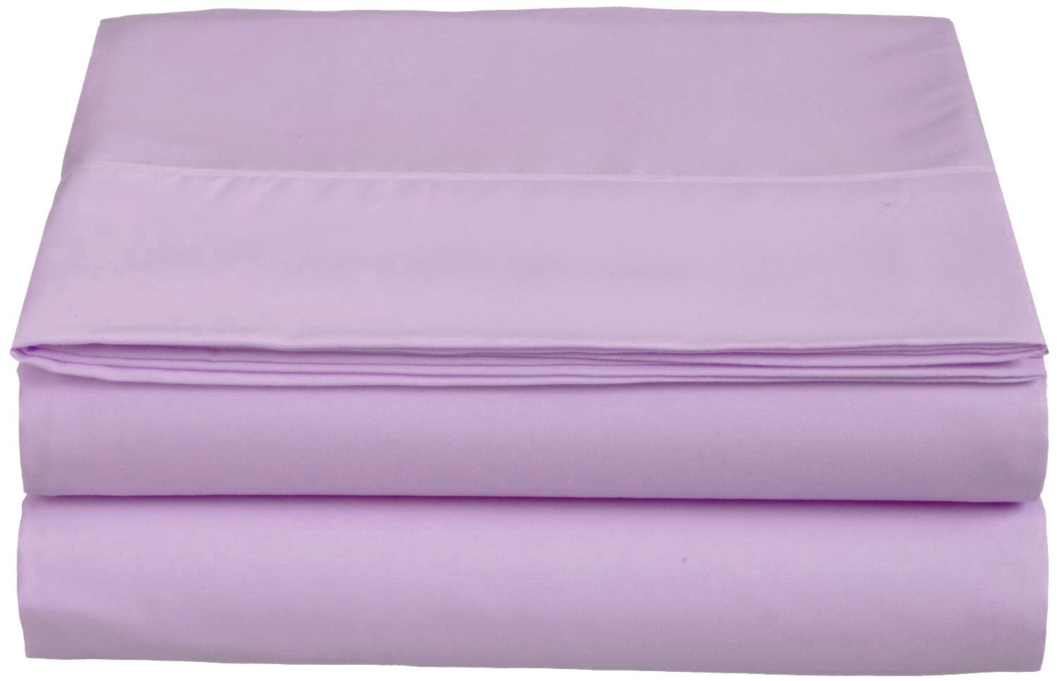 Premium 1500 Thread Count Queen Size Fitted Sheet - Wrinkle-Free Hotel Quality Luxury Bedding, Lilac Purple - Perfect for Master Bedroom, Guest Room & Airbnb Stays
