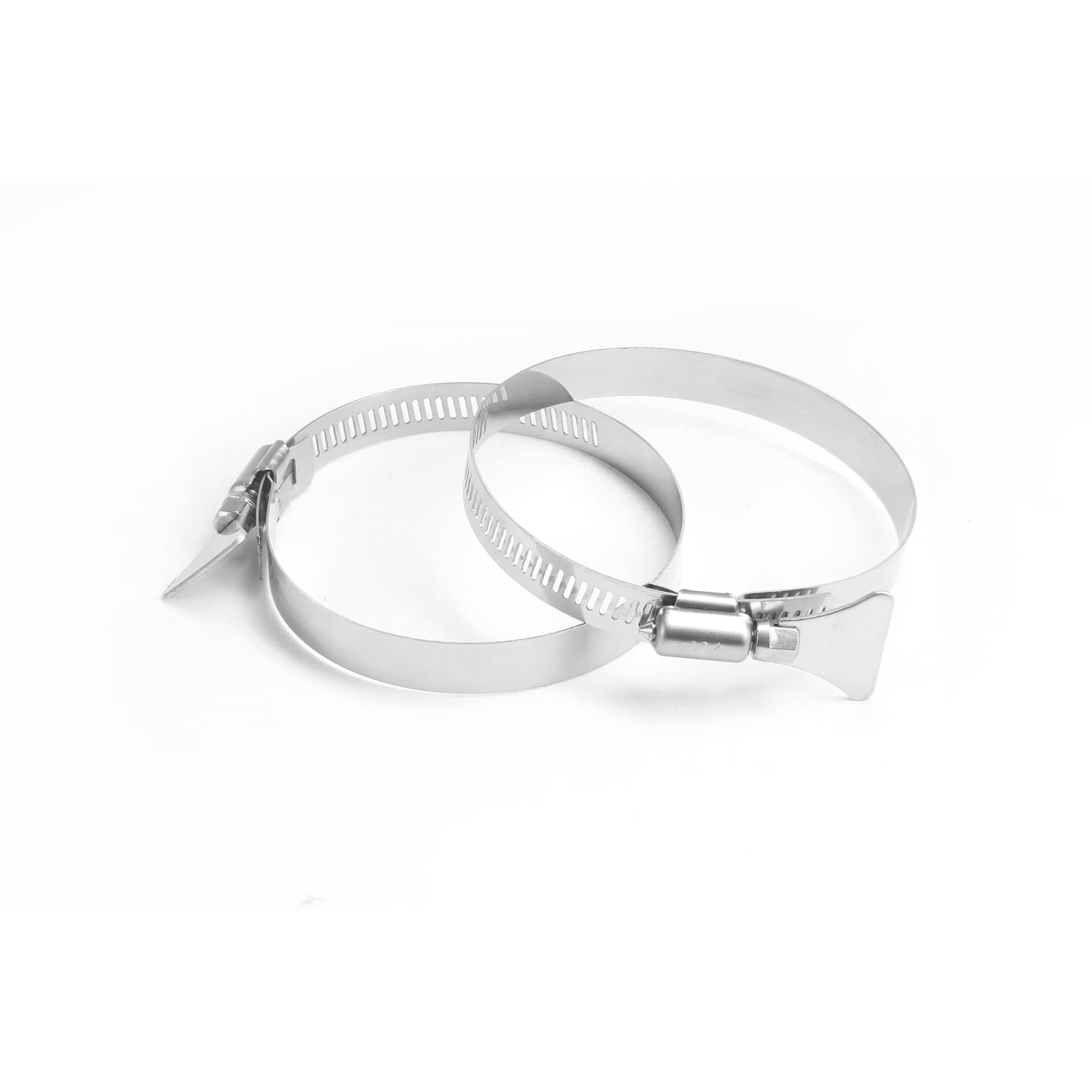 Suprom 2-Pack 3 Inch Stainless Steel Hose Clamps - Adjustable 2.5