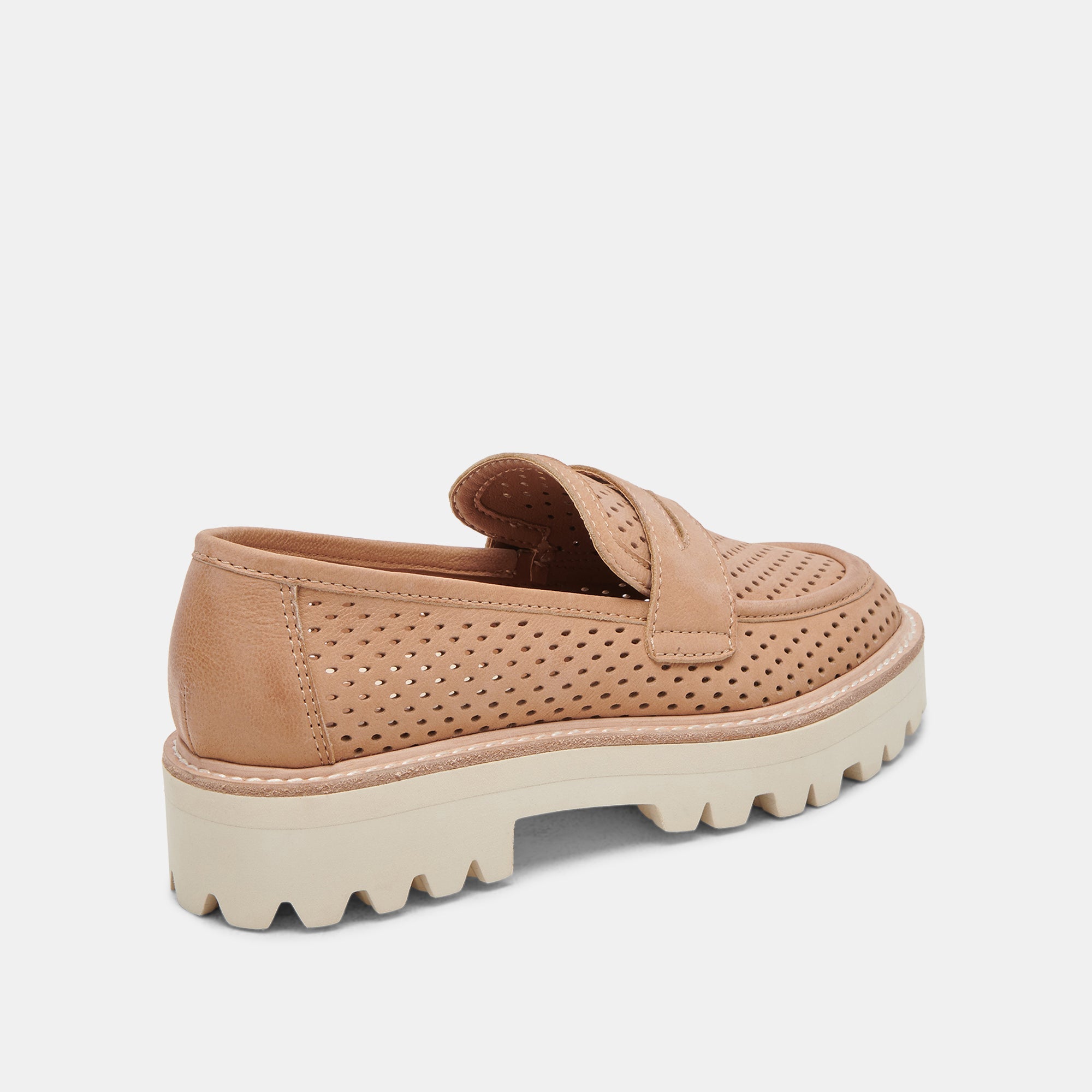 MALILA Loafers for Women - Comfortable Toffee Nubuck Slip-On Shoes | Casual & Office Wear | Perfect for Walking, Travel, and Everyday Use