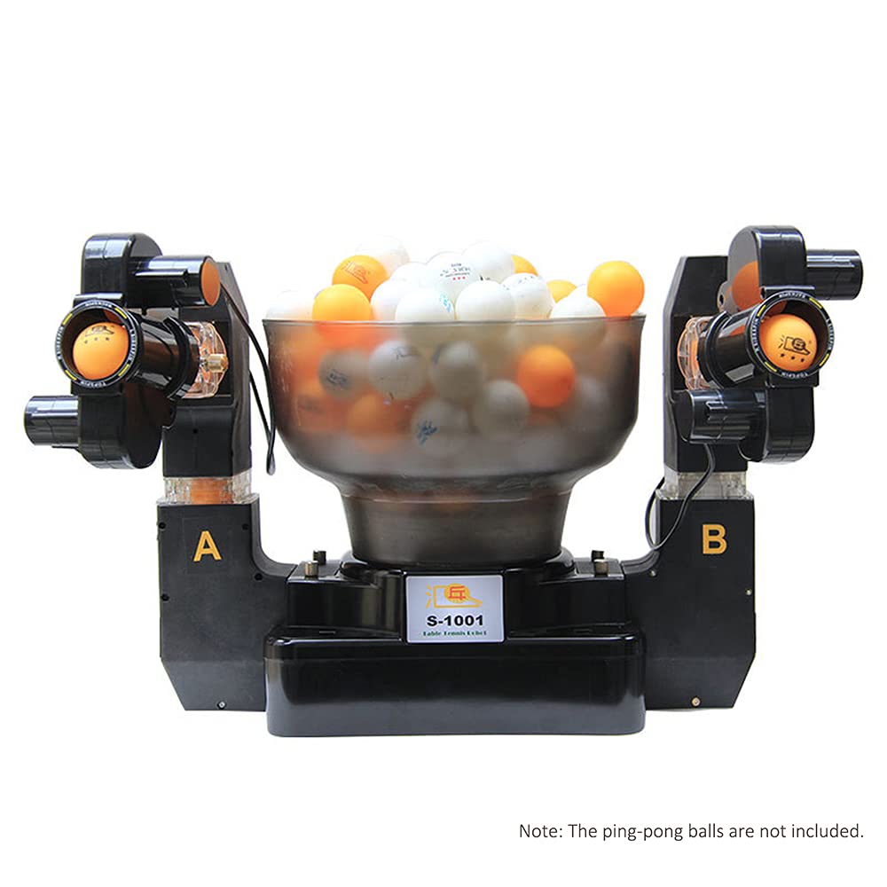Automatic Table Tennis Robot Trainer - Ping Pong Ball Machine for Professional Practice & Home Training | Perfect for Indoor Sports, Backyard Games & Table Tennis Clubs
