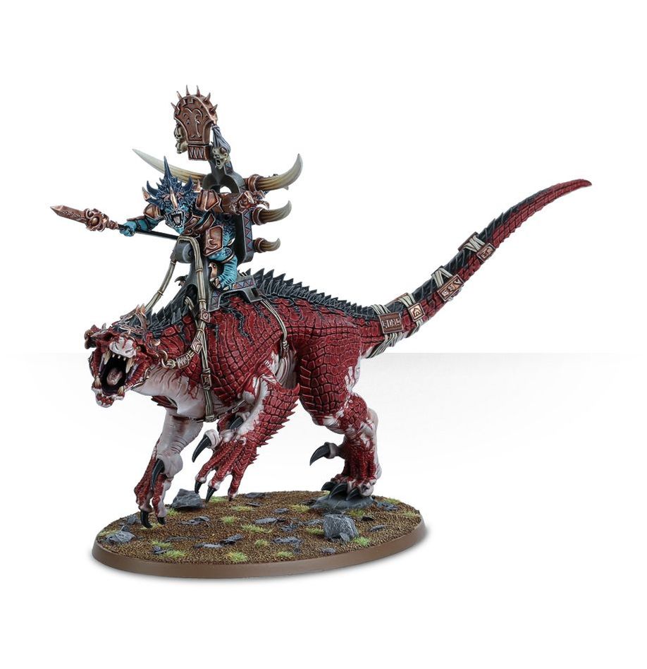 Age of Sigmar Seraphon: Carnosaur (Saurus Scar Veteran on Carnosaur) - Warhammer Fantasy Battle Miniature for Tabletop Gaming & Collectors